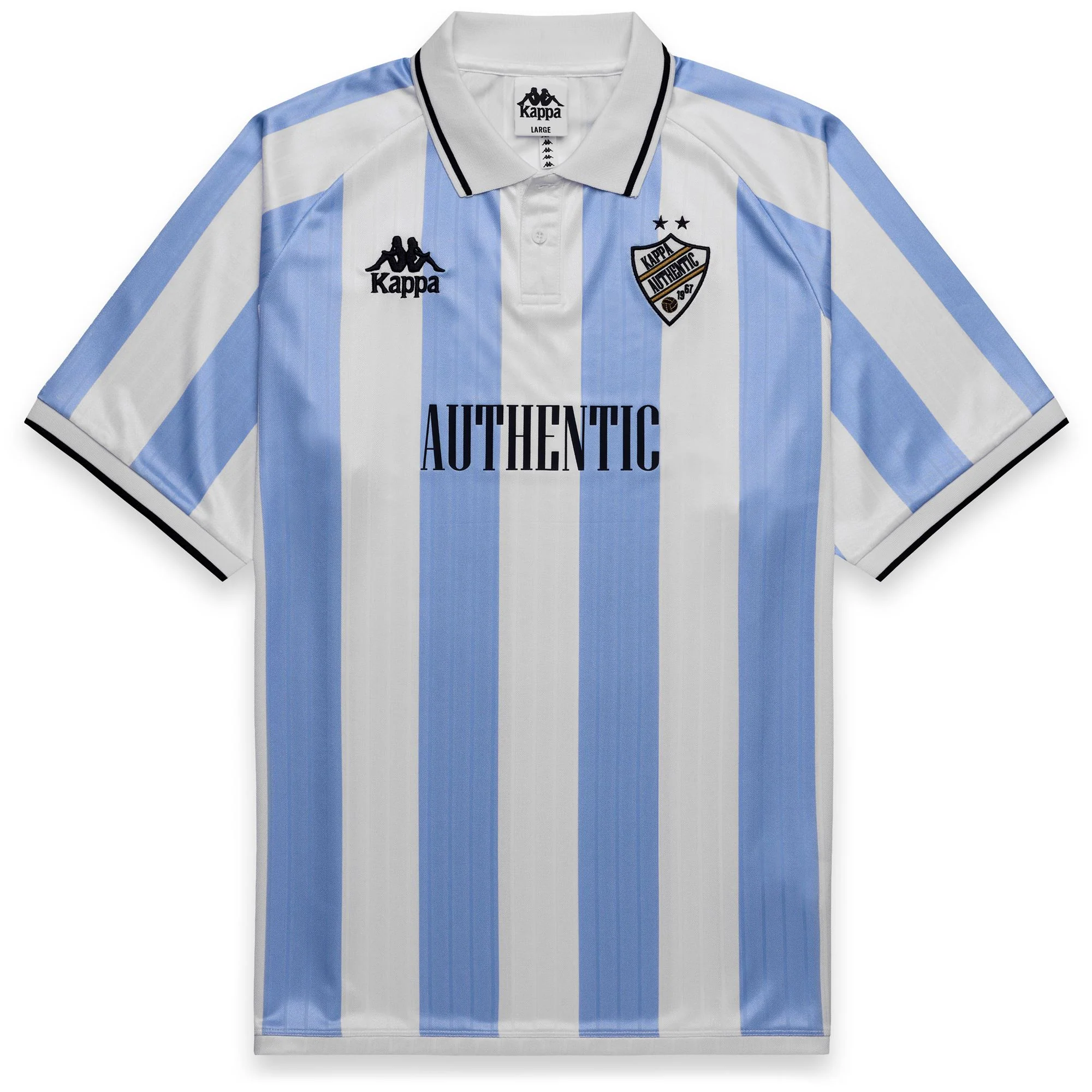 AUTHENTIC SHAILEN - Active Jerseys - Polo Shirt - Man - White-Azure Airy-Black