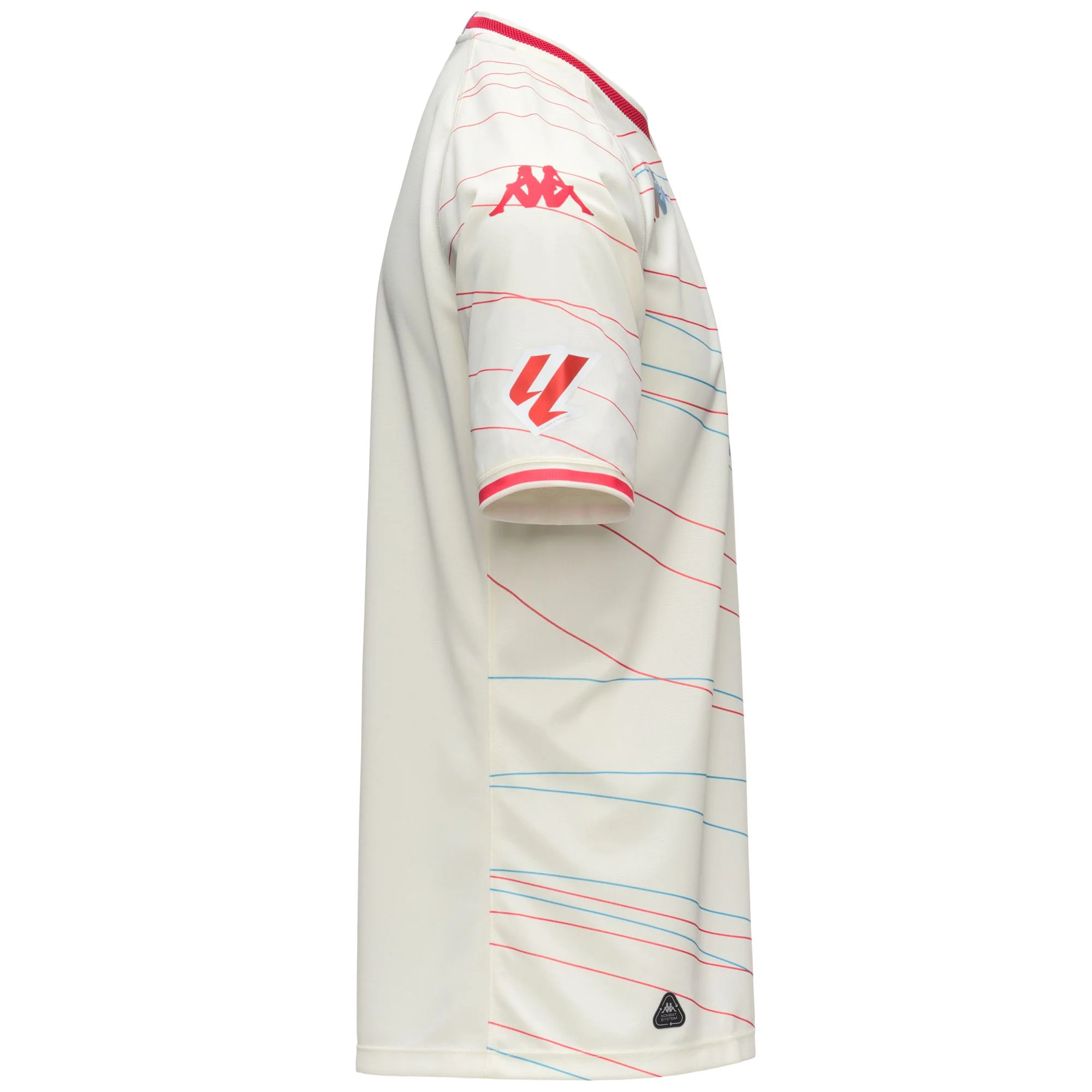 KOMBAT 2025 VALLADOLID - Active Jerseys - Shirt - Man - White Antique-Red-Blue Light-SPONSOR1 - Image 2