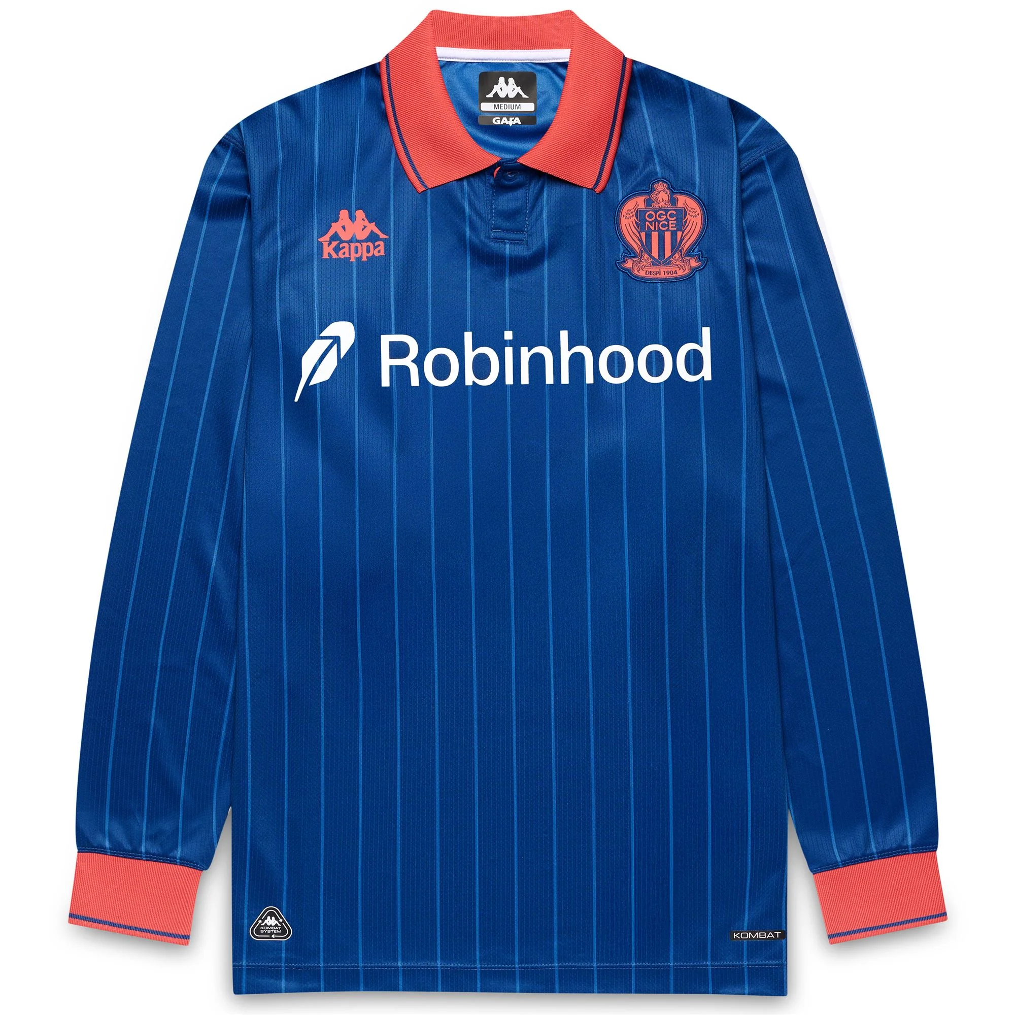 KOMBAT 2026 THIRD OGC NICE - Active Jerseys - Shirt - Man - Blue Sail-Orange Coral-Sponsor - Image 4