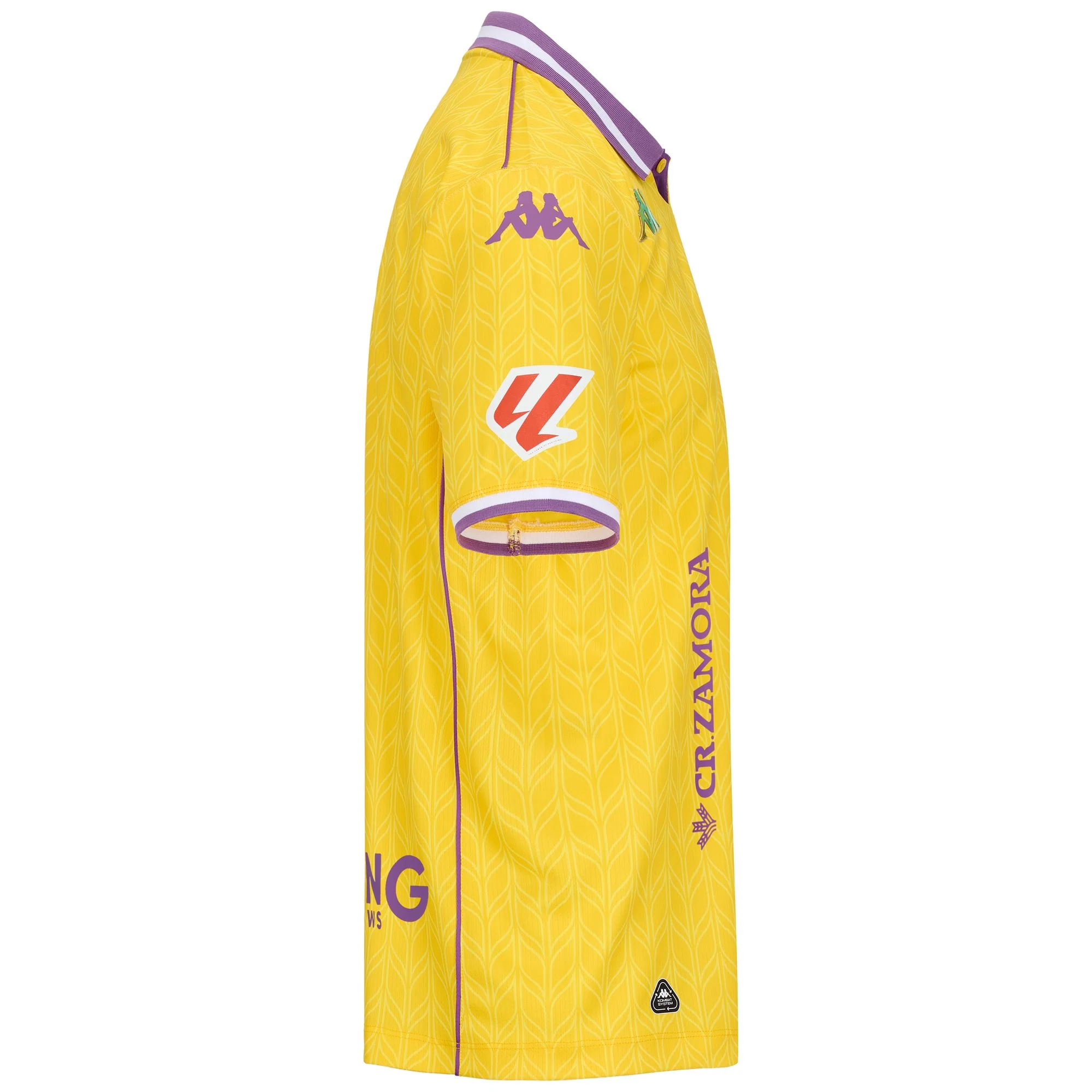 KOMBAT 2026 THIRD REAL VALLADOLID - Active Jerseys - Shirt - Man - Yellow-Violet-White-SPONSOR 2 - Image 2