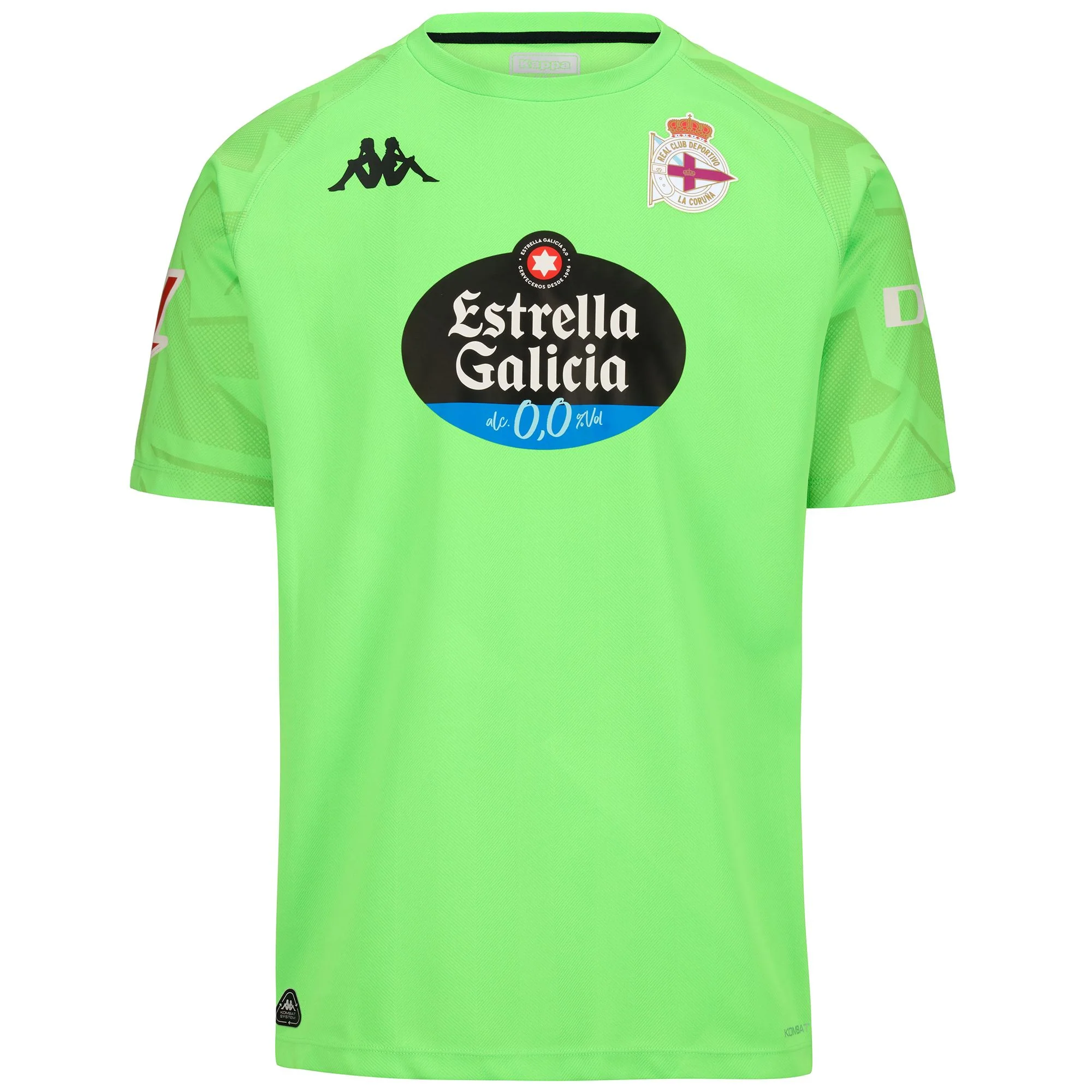 KOMBAT GK 2025 DEPORTIVO - Active Jerseys - Shirt - Man - NEON Green-Black