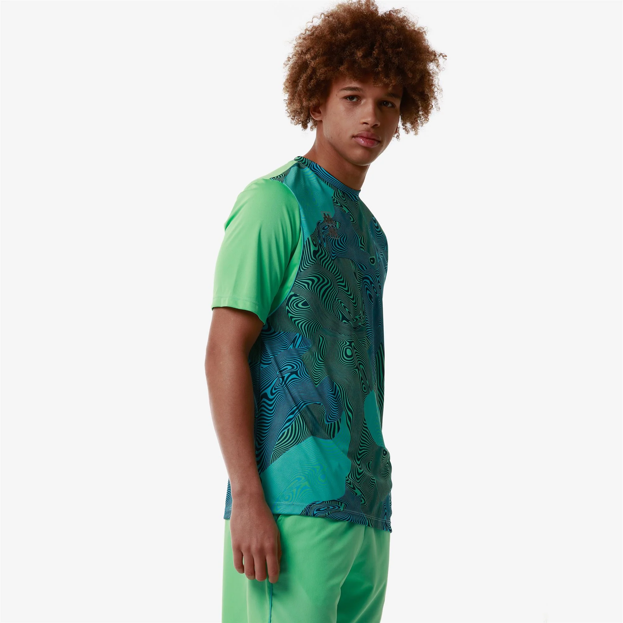 KOMBAT PADEL FIER - Active Jerseys - Shirt - Man - Green Spring-Green Aqua-Turquoise Lt-Blue - Image 6