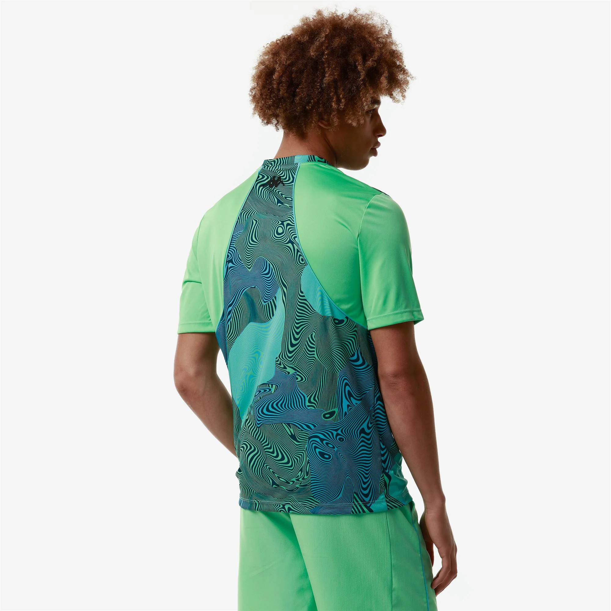 KOMBAT PADEL FIER - Active Jerseys - Shirt - Man - Green Spring-Green Aqua-Turquoise Lt-Blue - Image 7