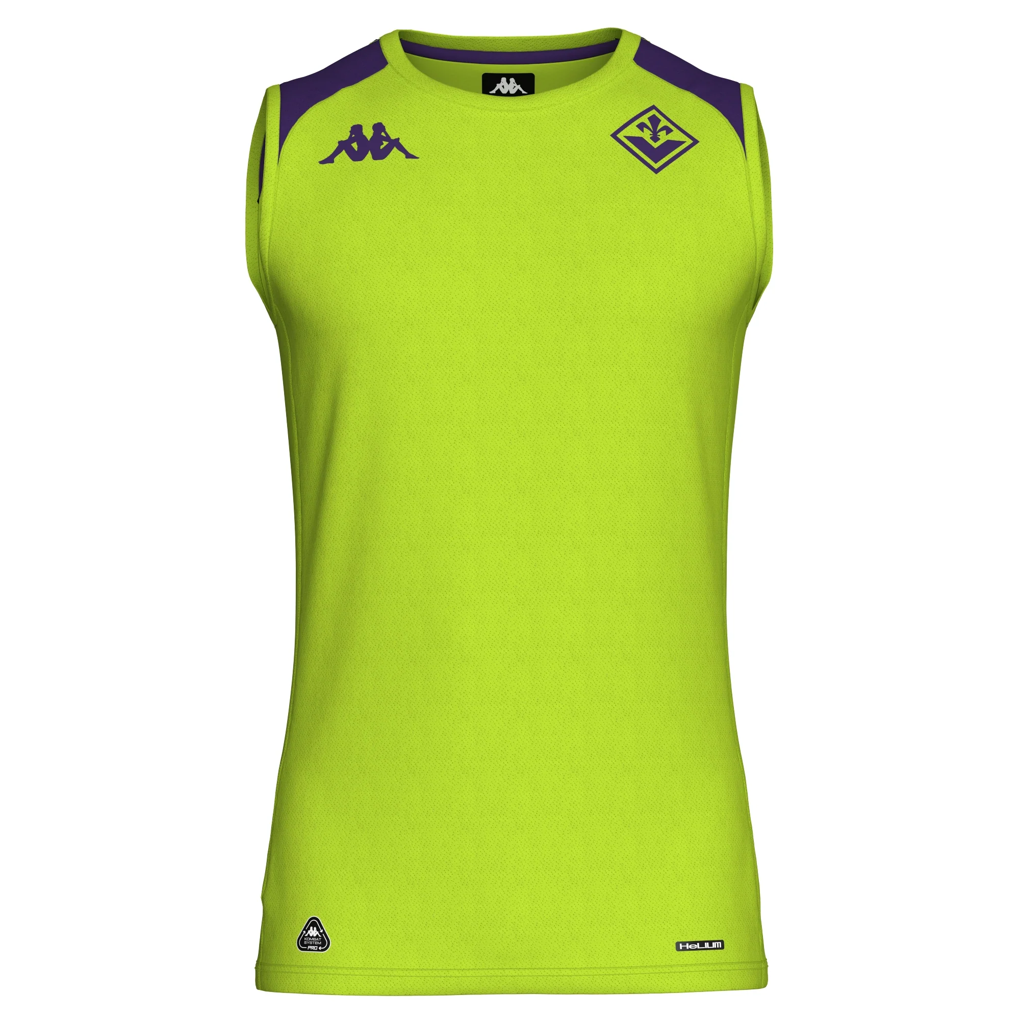 MASCO PRO FIORENTINA - Active Jerseys - Tank - Man - Green Acid-Violet Md