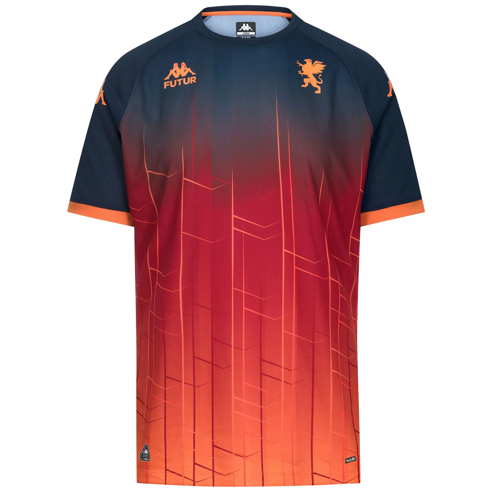 MOKIBAPRE PRO GENOA - Active Jerseys - Shirt - Man - Blue Dk-Orange Popsicle