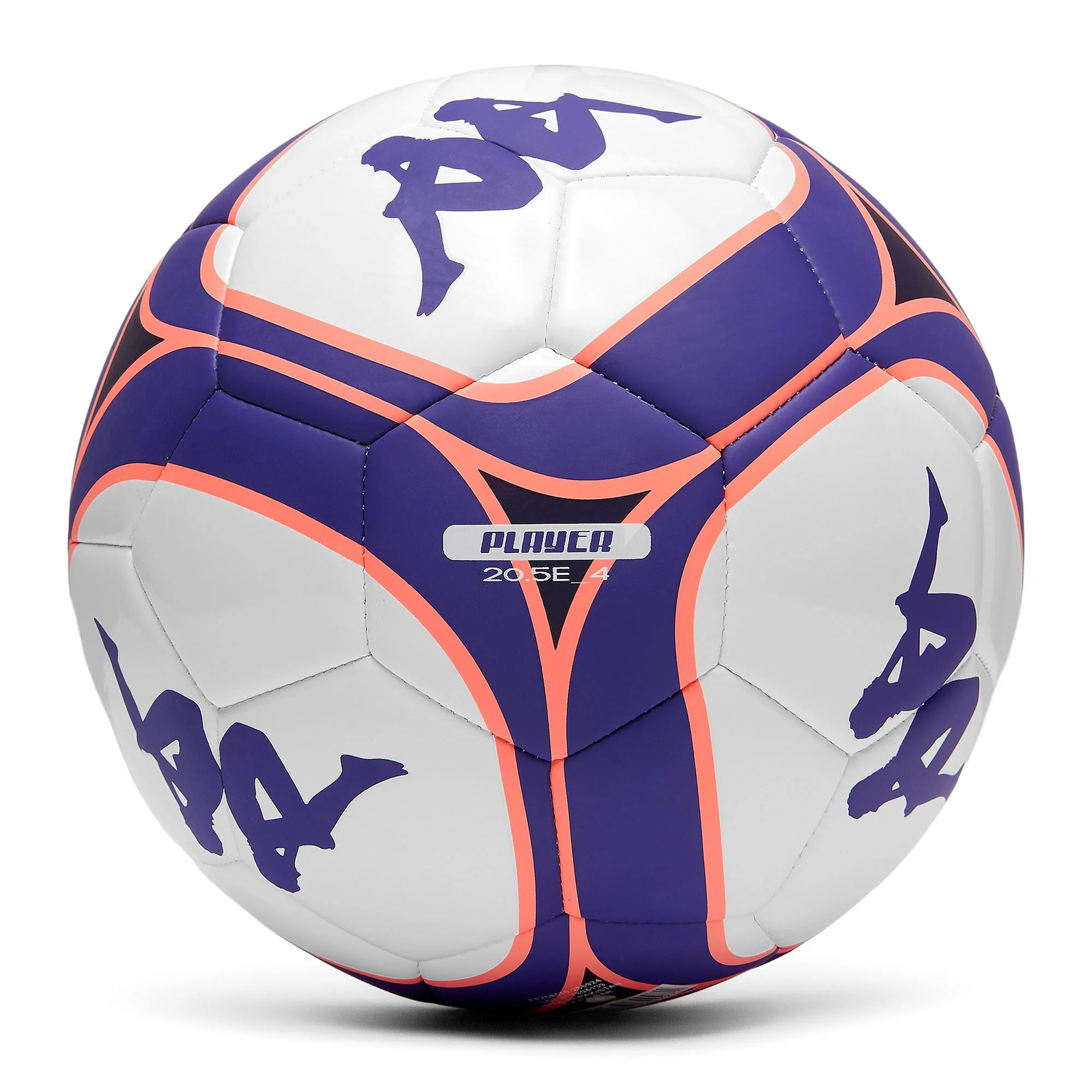 PLAYER 20.5E - Balls - 32 Panels - Unisex - White-Violet-Orange Coral