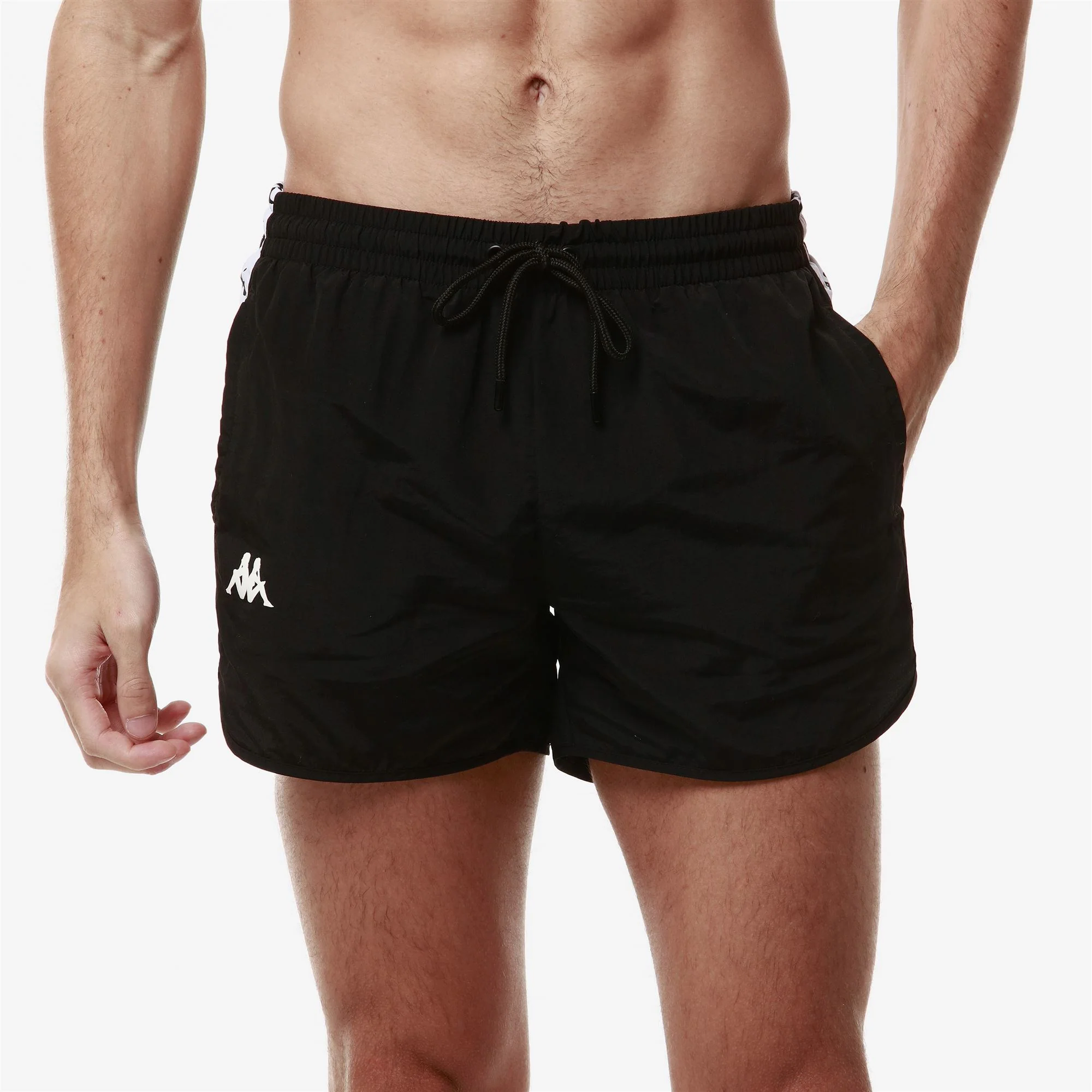 222 BANDA CALI - Bathing Suits - Swimming Trunks - Man - Black-White - Image 4
