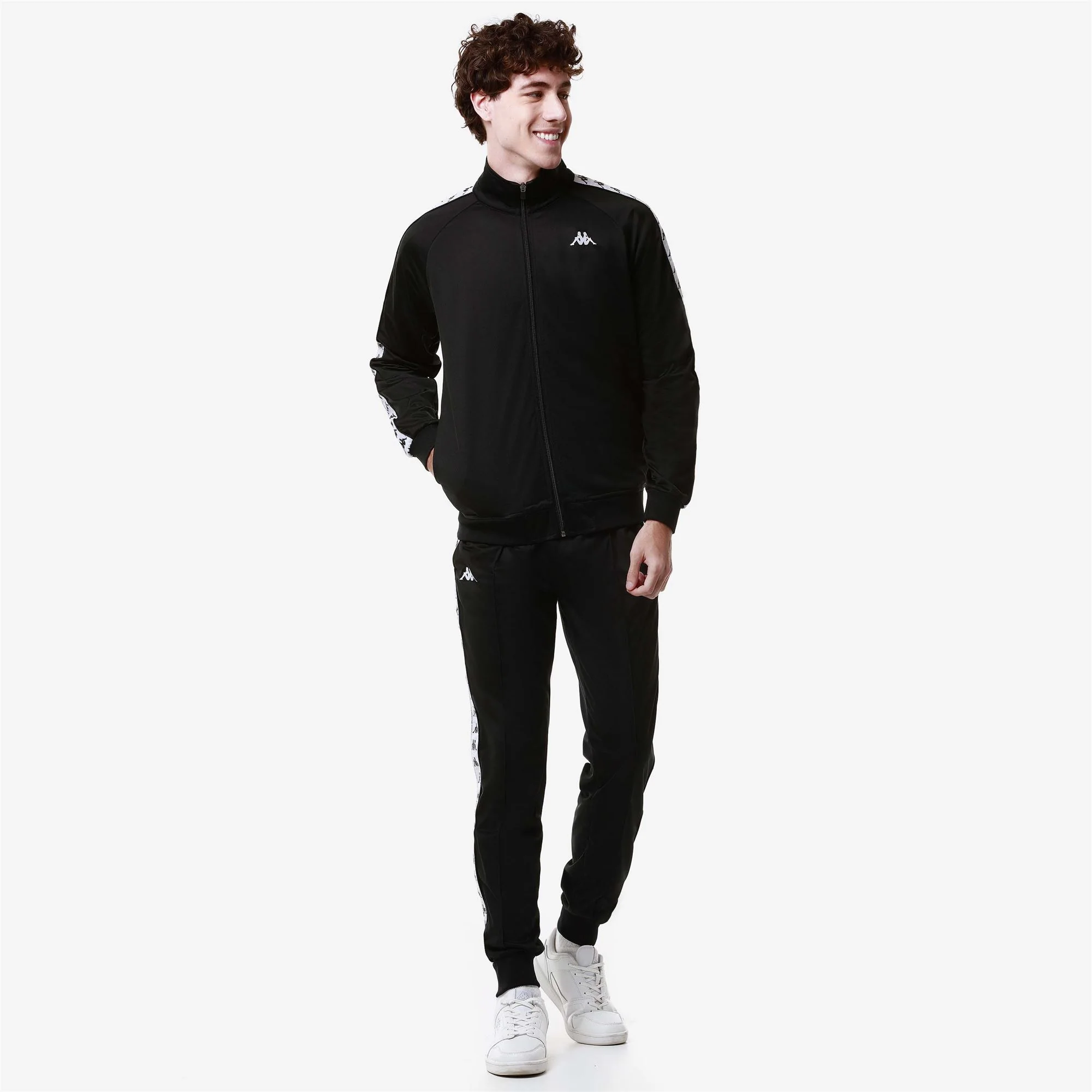 222 BANDA ANNISTON SLIM - Fleece - Jacket - Man - Black-White - Image 5