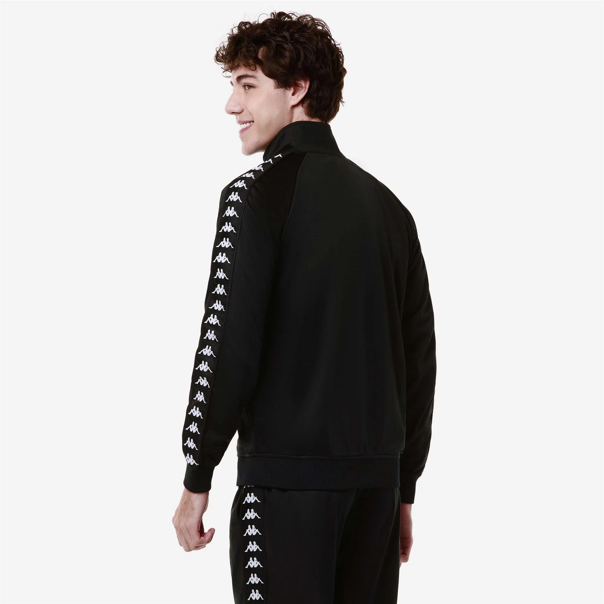 222 BANDA      ANNISTON SLIM - Fleece - Jacket - Man - Black-White - Image 5