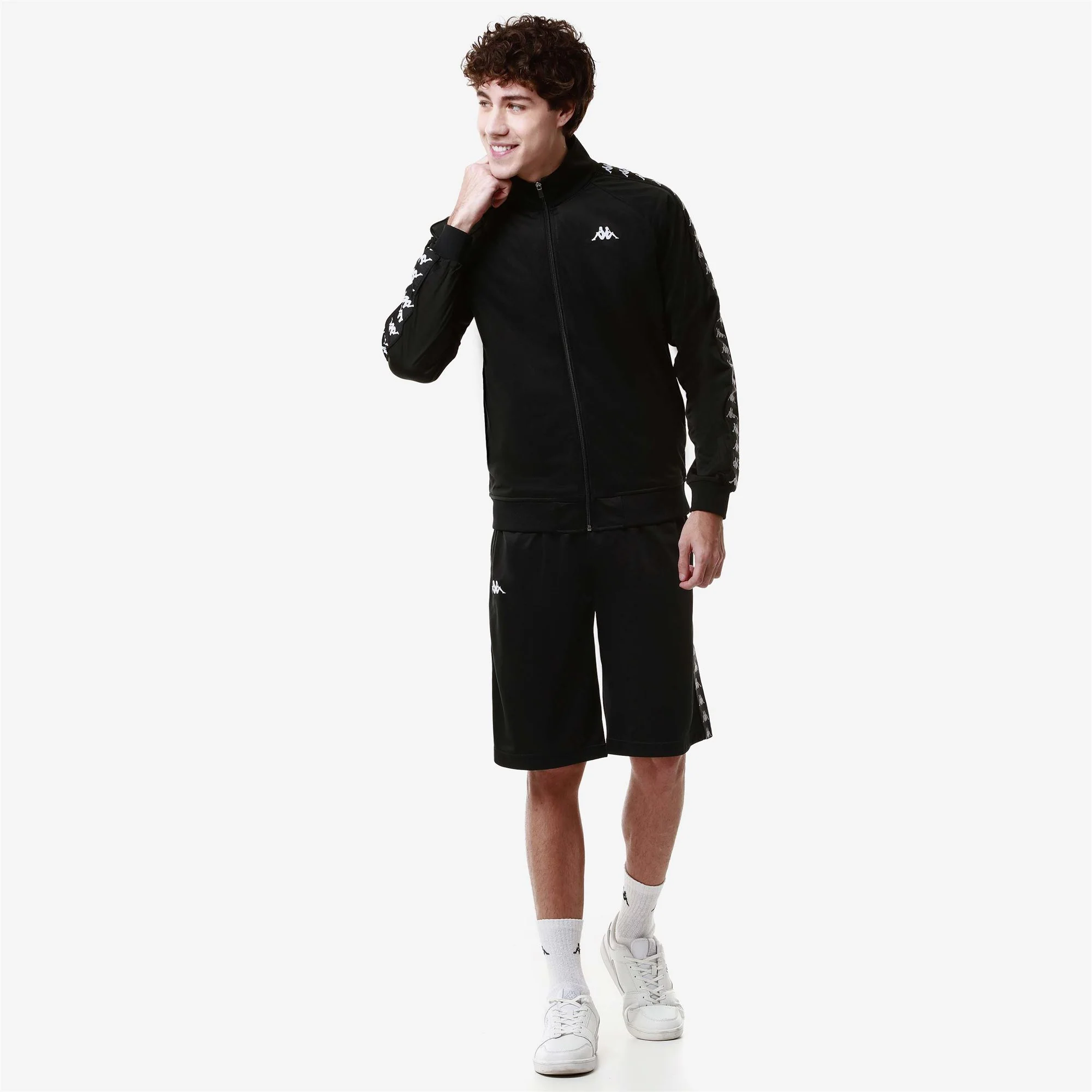 222 BANDA      ANNISTON SLIM - Fleece - Jacket - Man - Black-White - Image 6