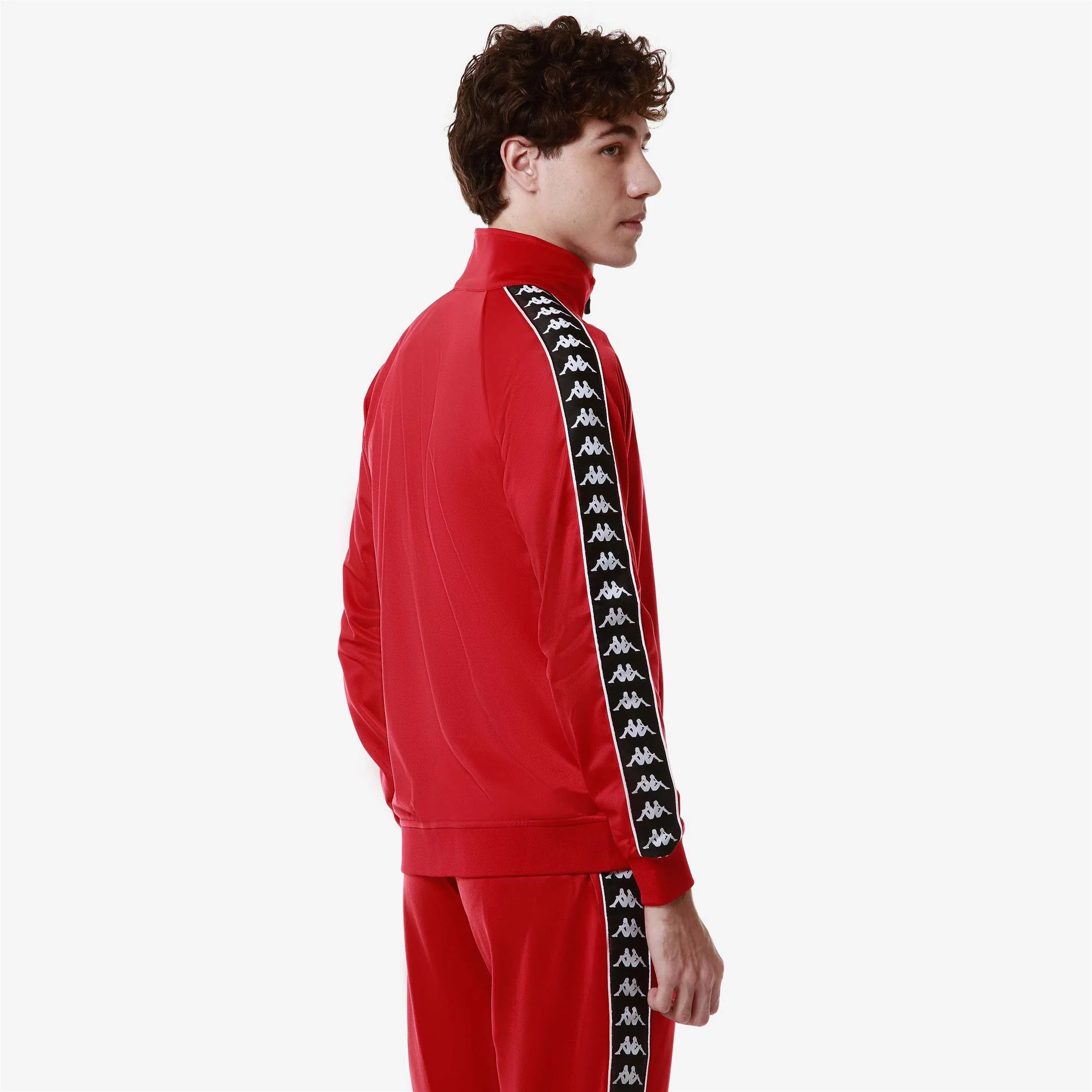 222 BANDA      ANNISTON SLIM - Fleece - Jacket - Man - Red-Black-Red Racing-Black - Image 5