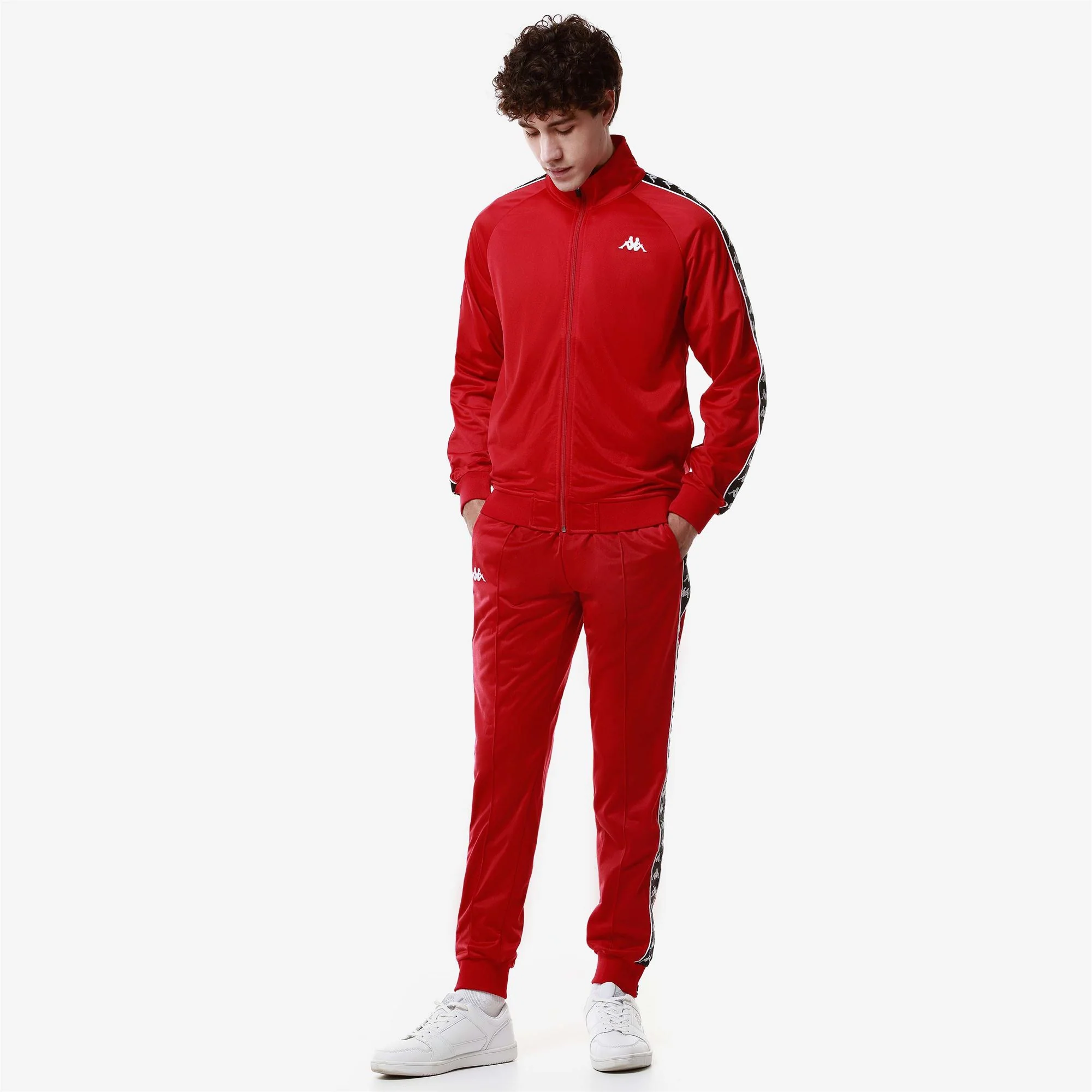 222 BANDA      ANNISTON SLIM - Fleece - Jacket - Man - Red-Black-Red Racing-Black - Image 6