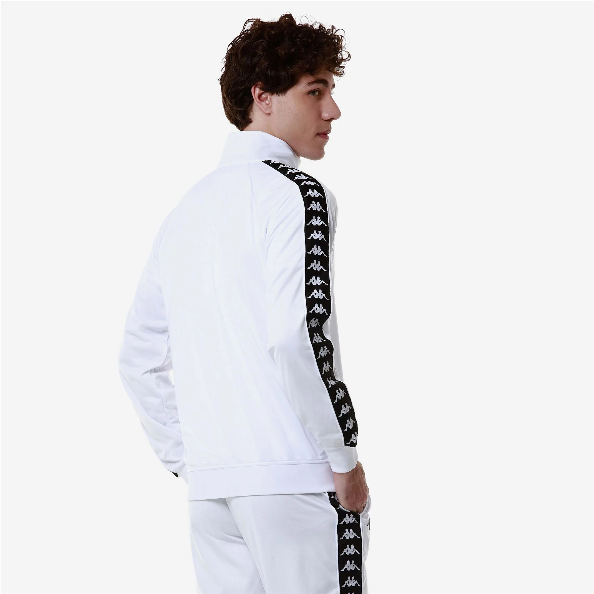 222 BANDA ANNISTON SLIM - Fleece - Jacket - Man - White-Black-White-Black - Image 5