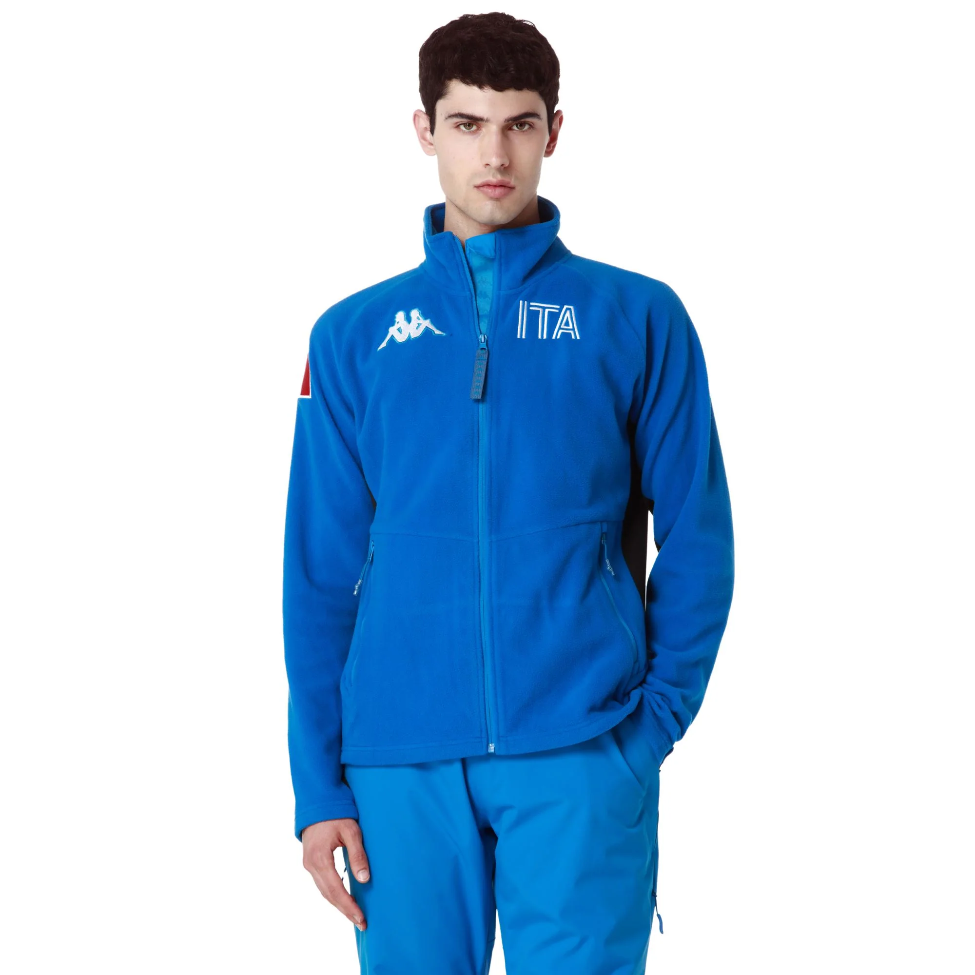6CENTO 687 ITA - Fleece - Jacket - Man - Blue Brilliant-Blue Dk Navy - Image 5