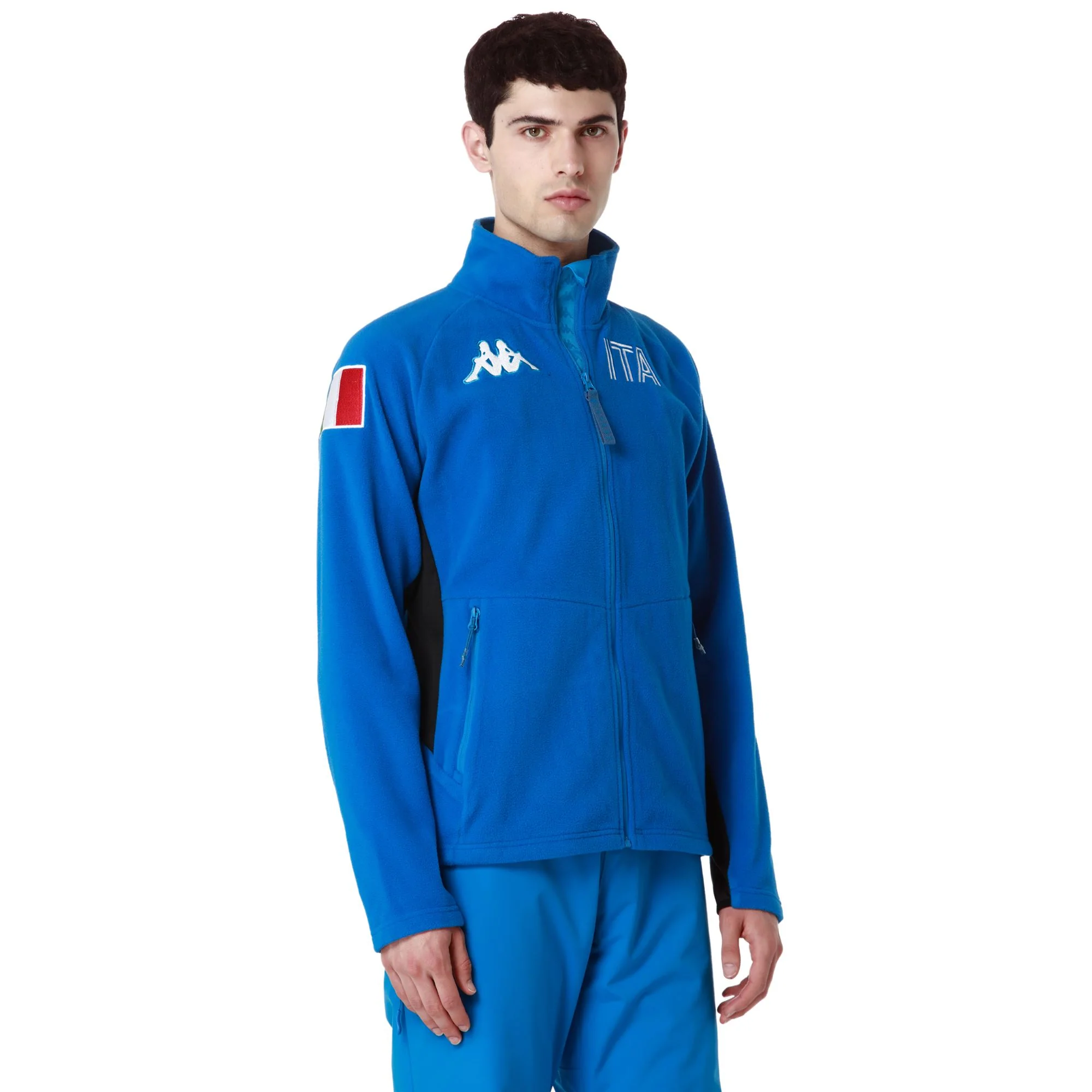 6CENTO 687 ITA - Fleece - Jacket - Man - Blue Brilliant-Blue Dk Navy - Image 6