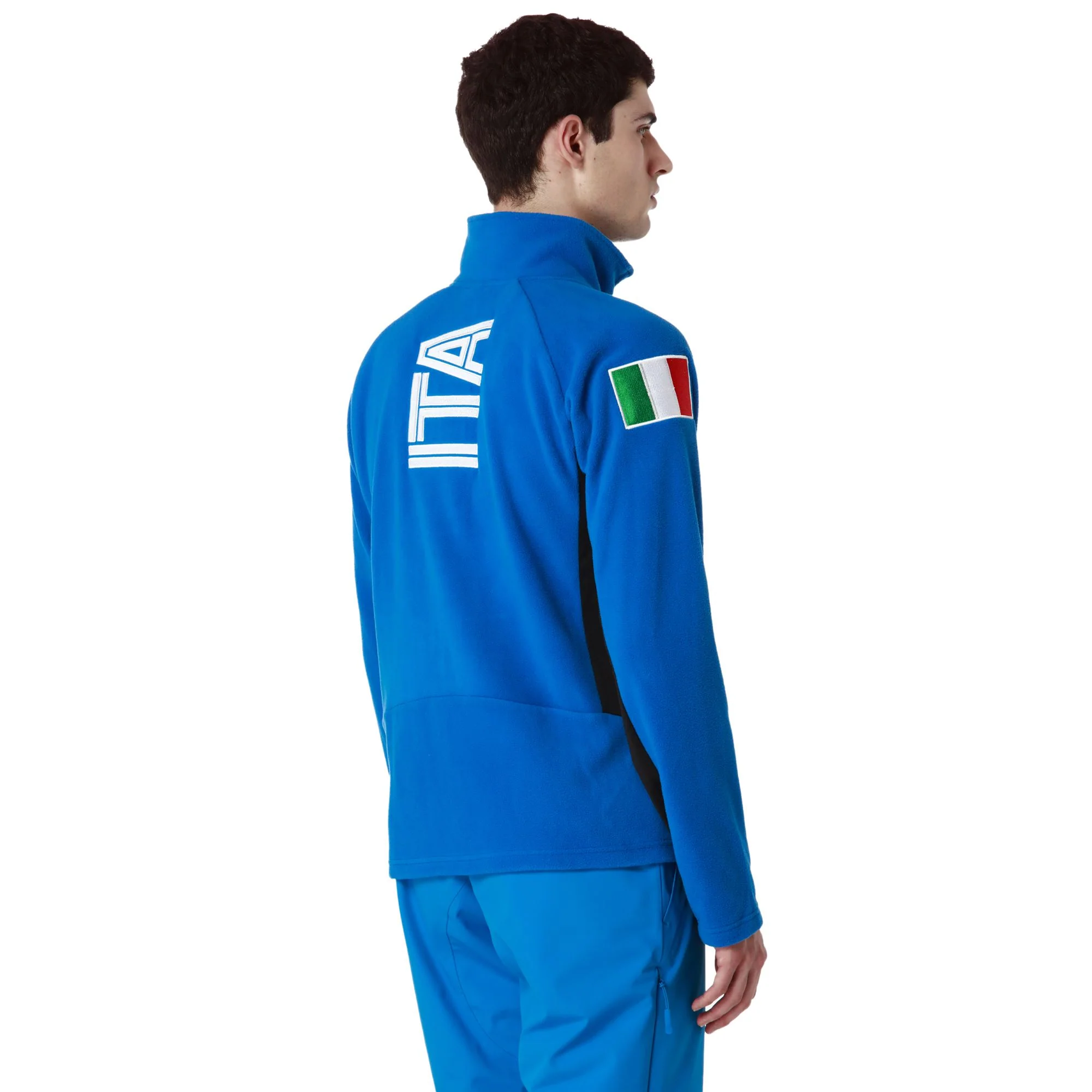 6CENTO 687 ITA - Fleece - Jacket - Man - Blue Brilliant-Blue Dk Navy - Image 7