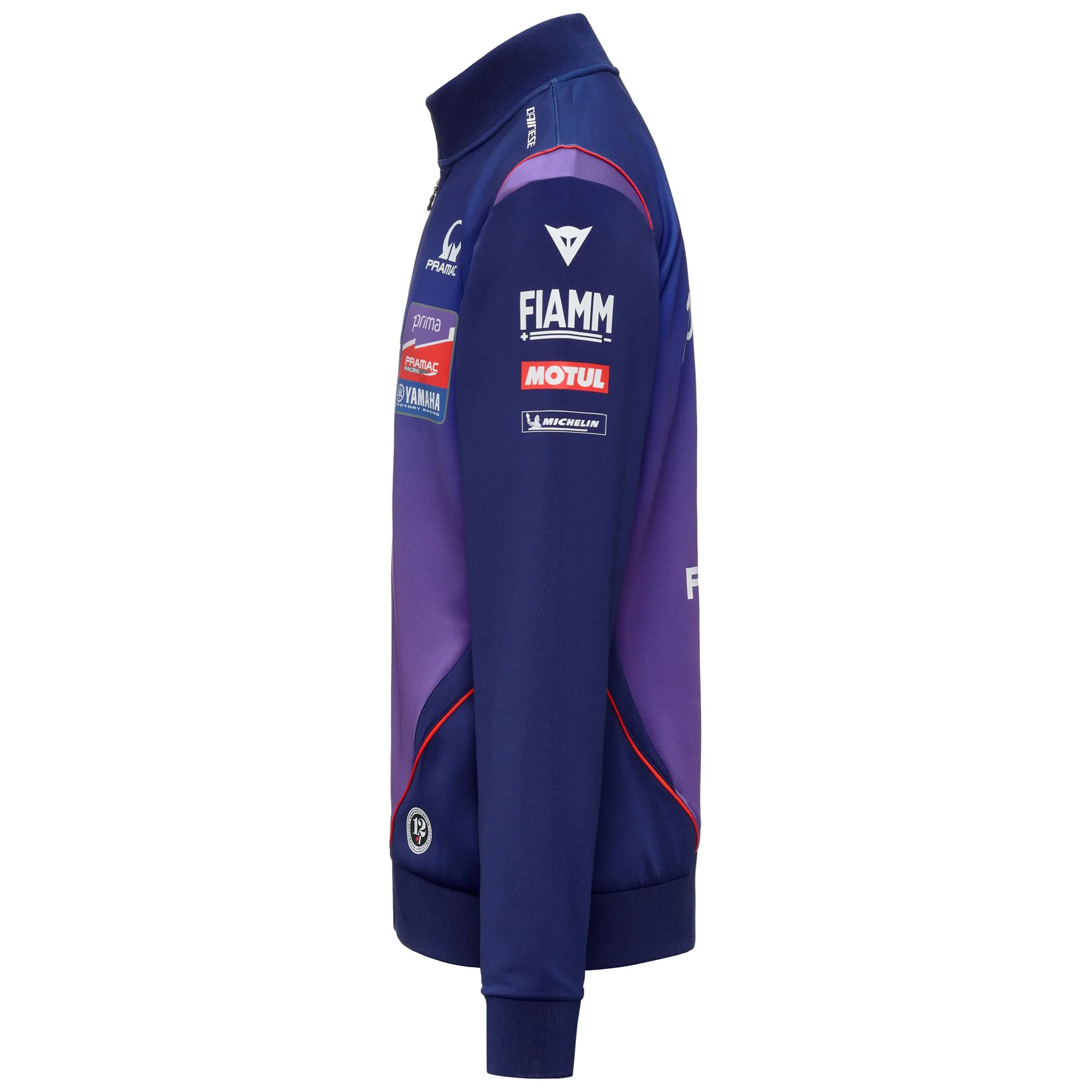 ATRISAXO PRAMAC - Fleece - Jacket - Man - Blue Print-Violet Deep Lavander- Orange Tomato-Blue Print - Image 4