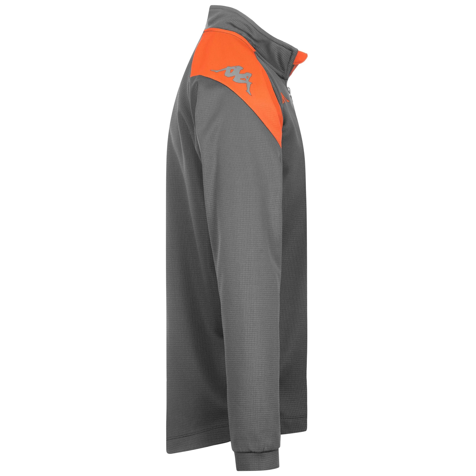 KAPPA4FOOTBALL   LOVATO - Fleece - Jumper - Man - GREY SMOKED-ORANGE FLAME - Image 2