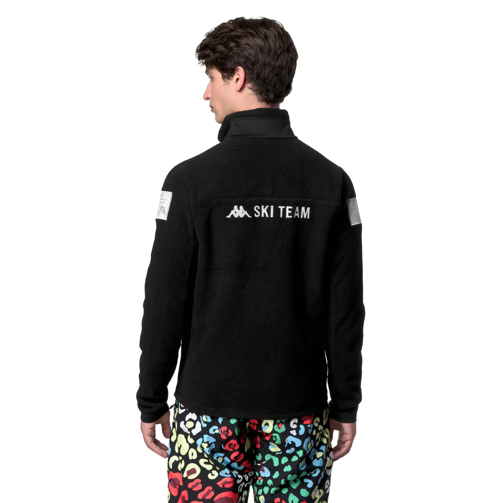 6CENTO 672 PREMIUM - Fleece - Jacket - Unisex - Black-White Coconut - Image 6