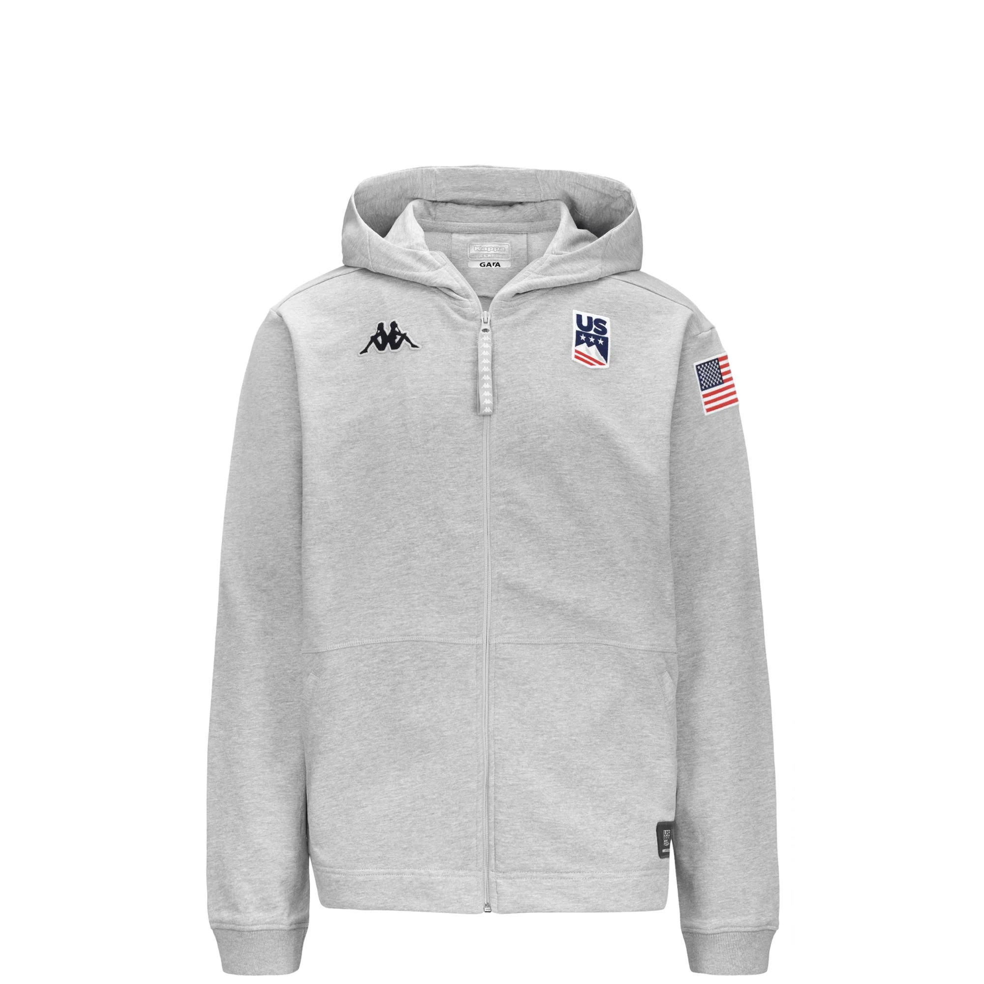 ARUFEODA US - Fleece - Jumper - Unisex - Grey Md-White-Melange - Image 2