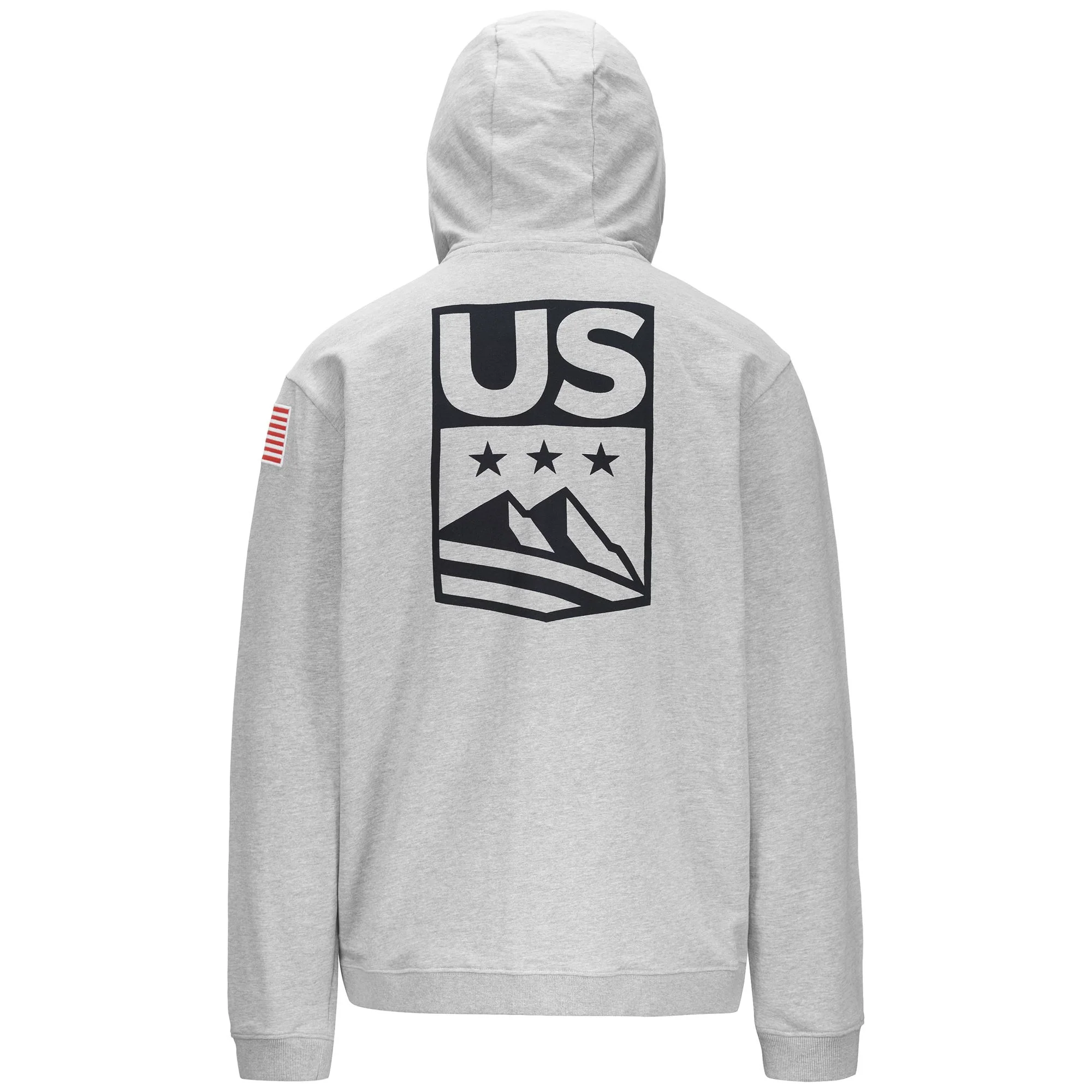 ARUFEODA US - Fleece - Jumper - Unisex - Grey Md-White-Melange - Image 4