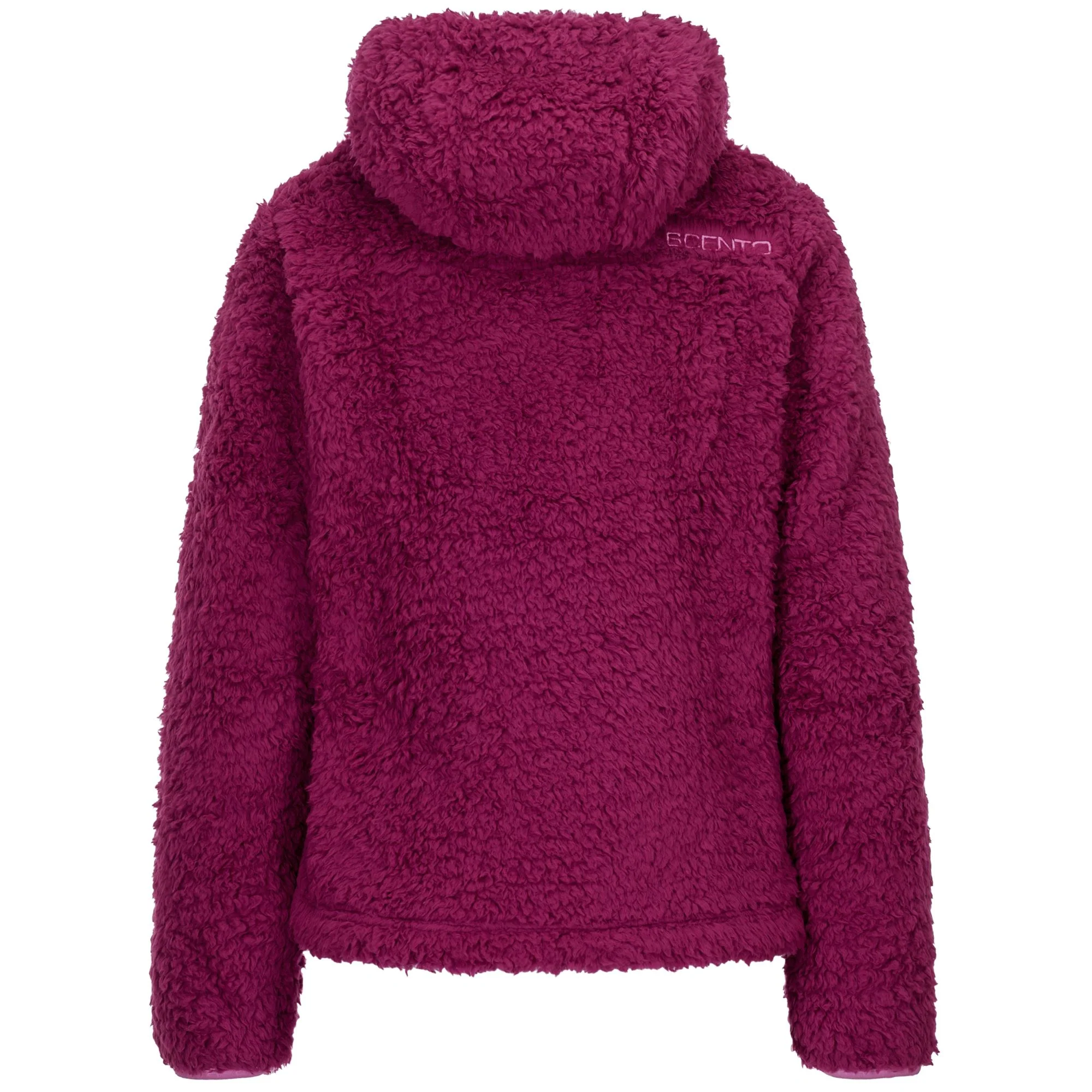 6CENTO 645C - Fleece - Jacket - Woman - Red Plum-Fuchsia Lt - Image 4