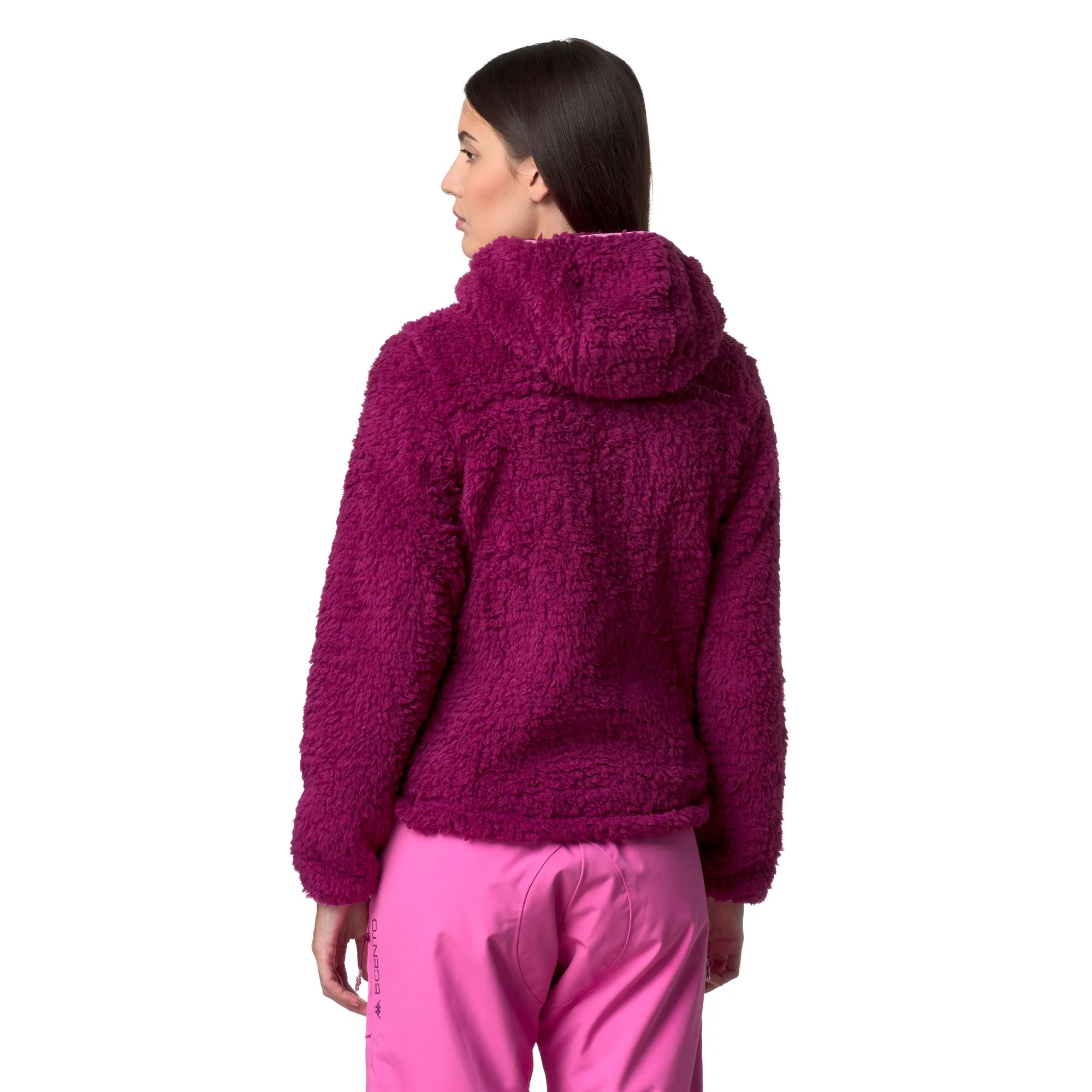 6CENTO 645C - Fleece - Jacket - Woman - Red Plum-Fuchsia Lt - Image 6