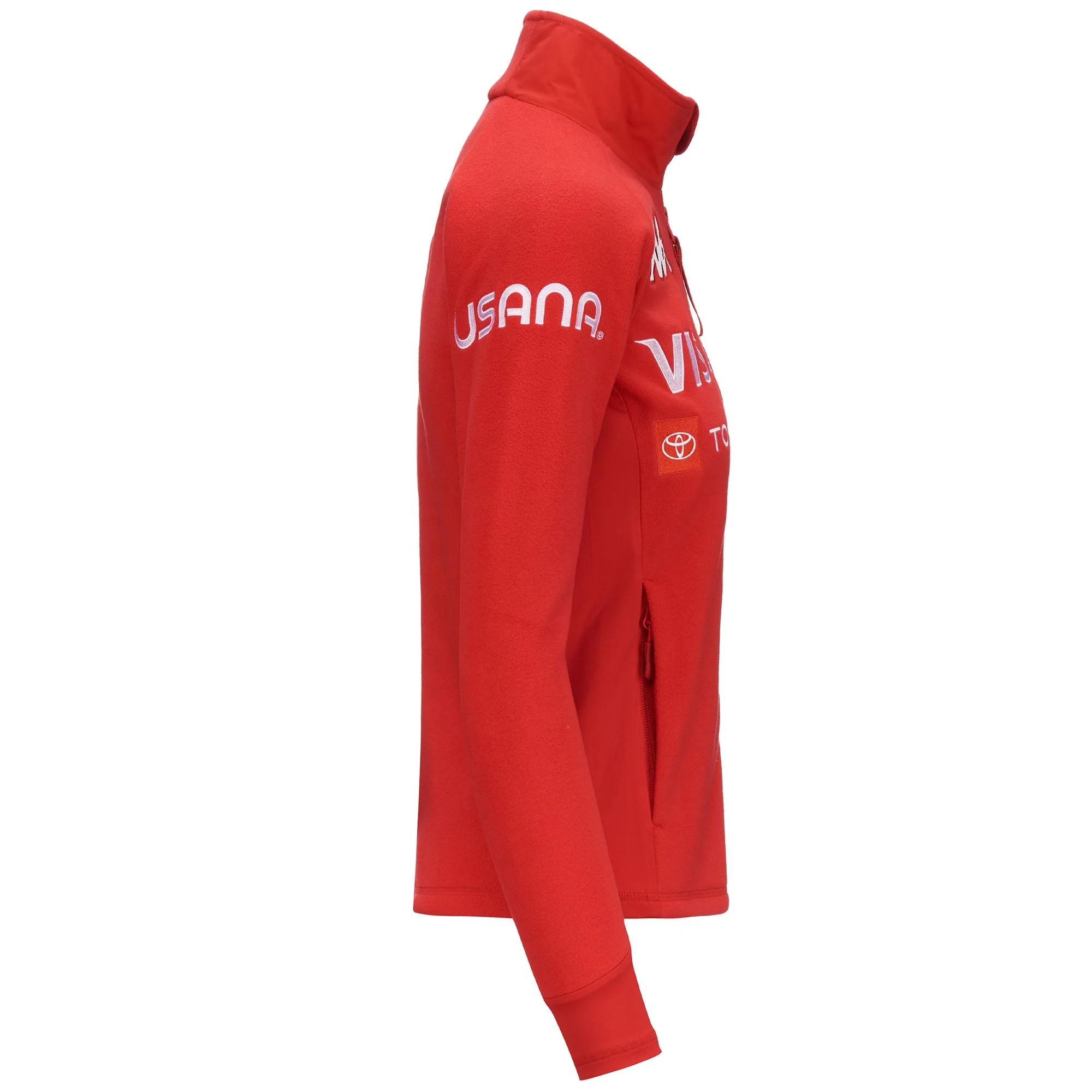 6CENTO 688 US - Fleece - Jacket - Woman - Red Racing - Image 3