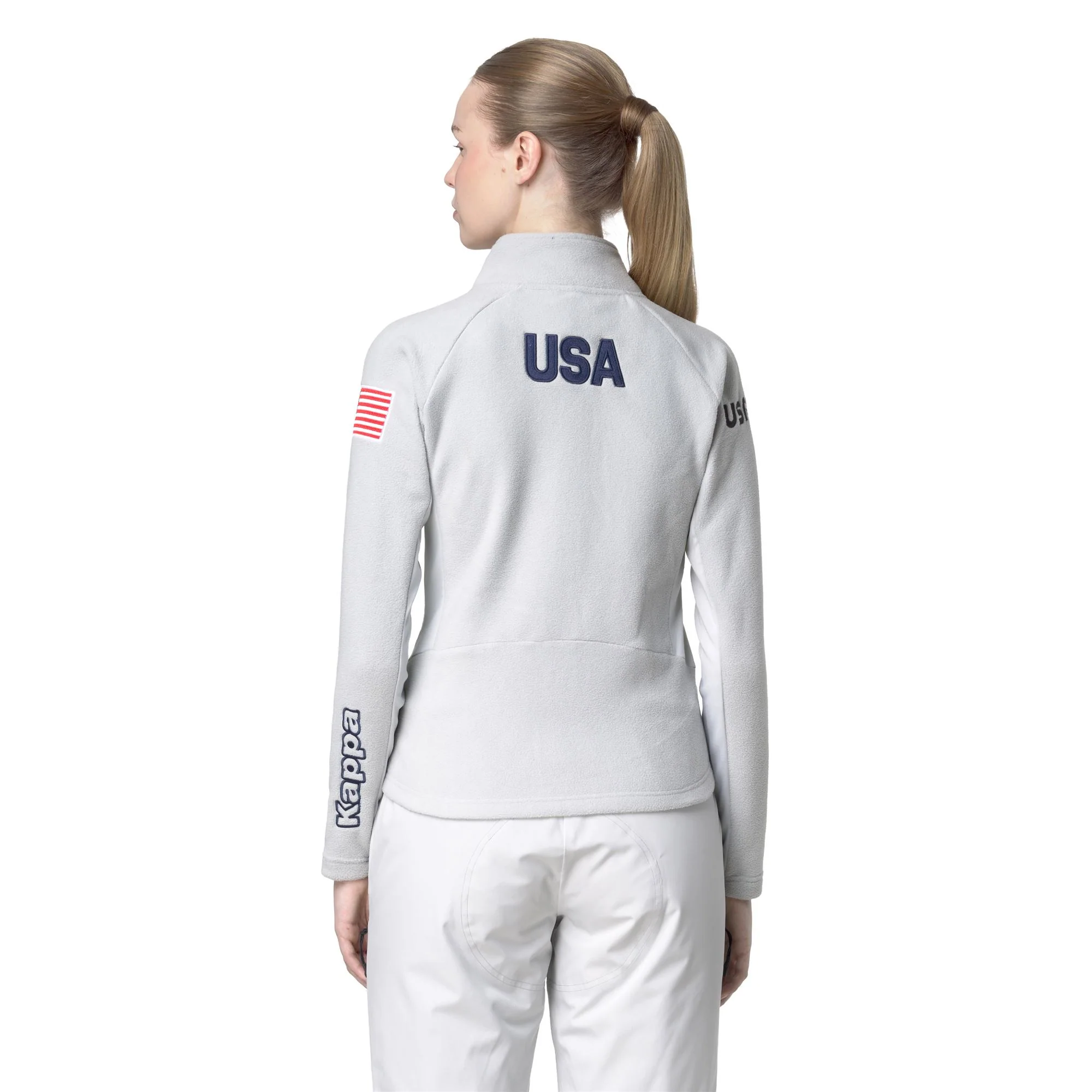 6CENTO 688C US - Fleece - Jacket - Woman - Grey Lt Lead - Image 6