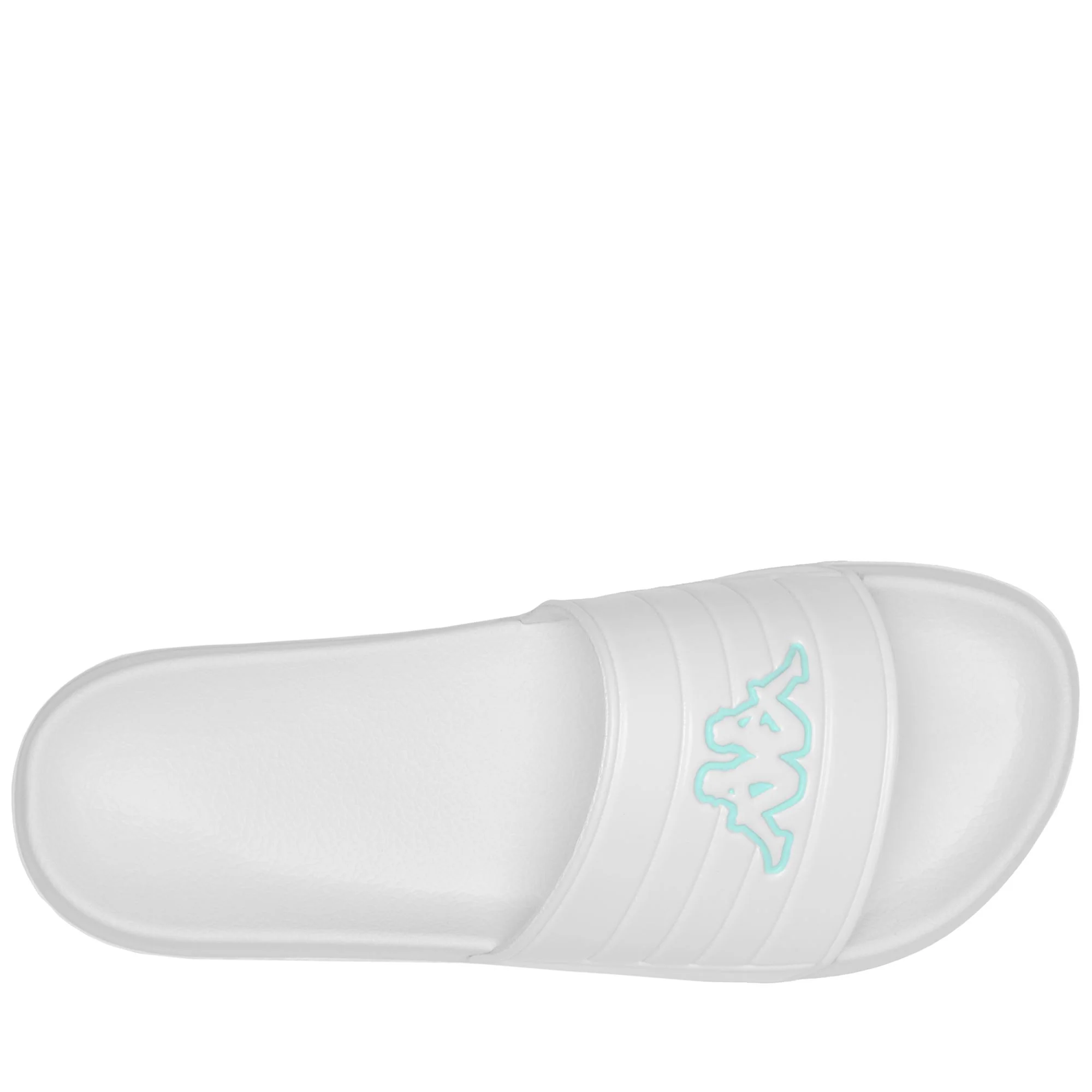 LOGO SARTY - Flip-Flops - Stripe - Unisex - White-Green Beach Glass - Image 5