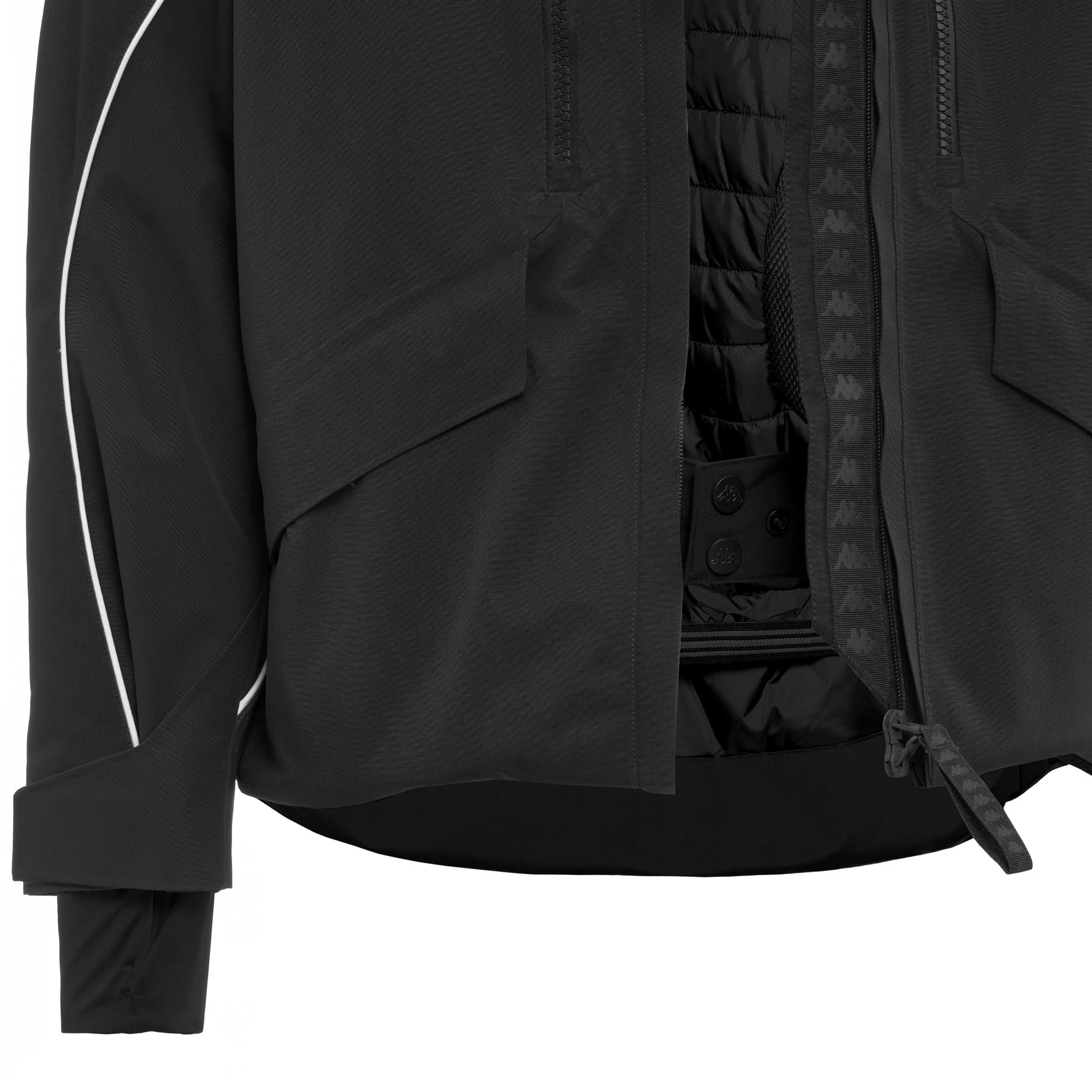 6CENTO 602FP ITA - Jackets - Mid - Man - Black-Wh - Image 4