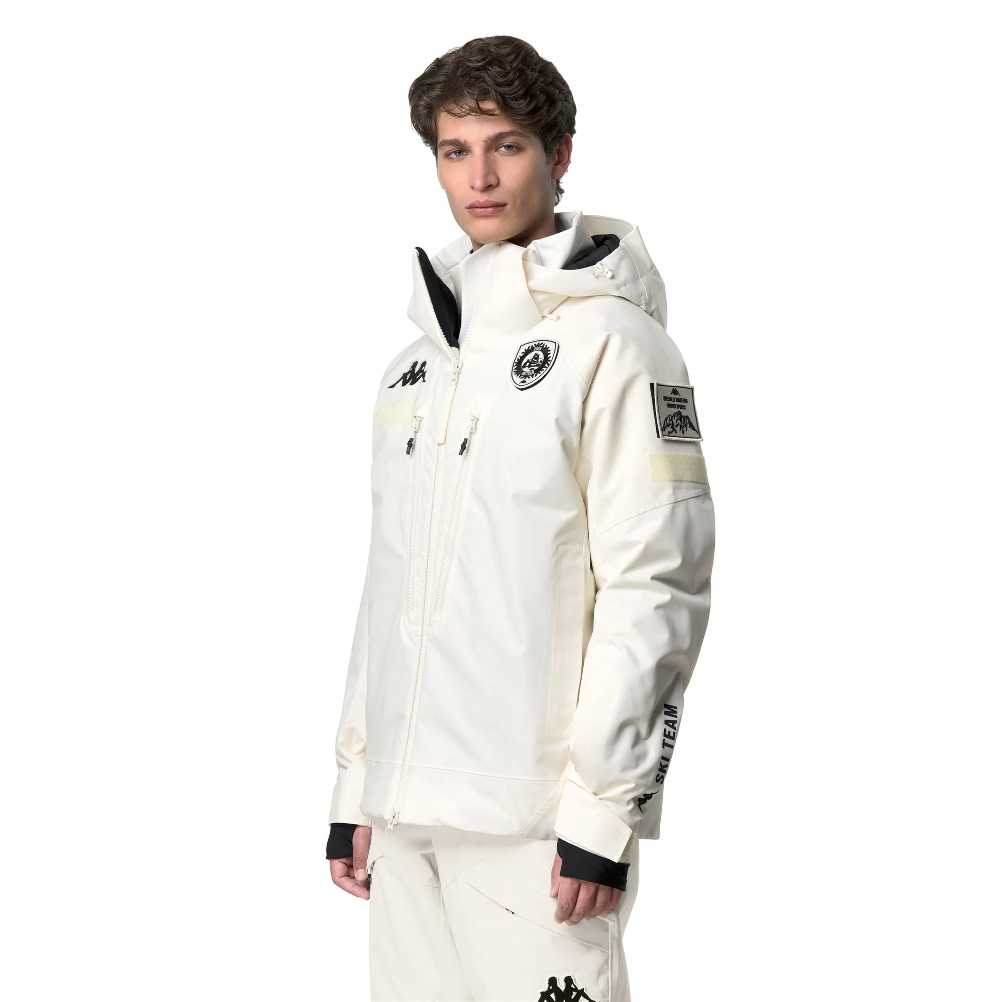 6CENTO 602C PREMIUM - Jackets - Mid - Unisex - White Coconut-Black - Image 5