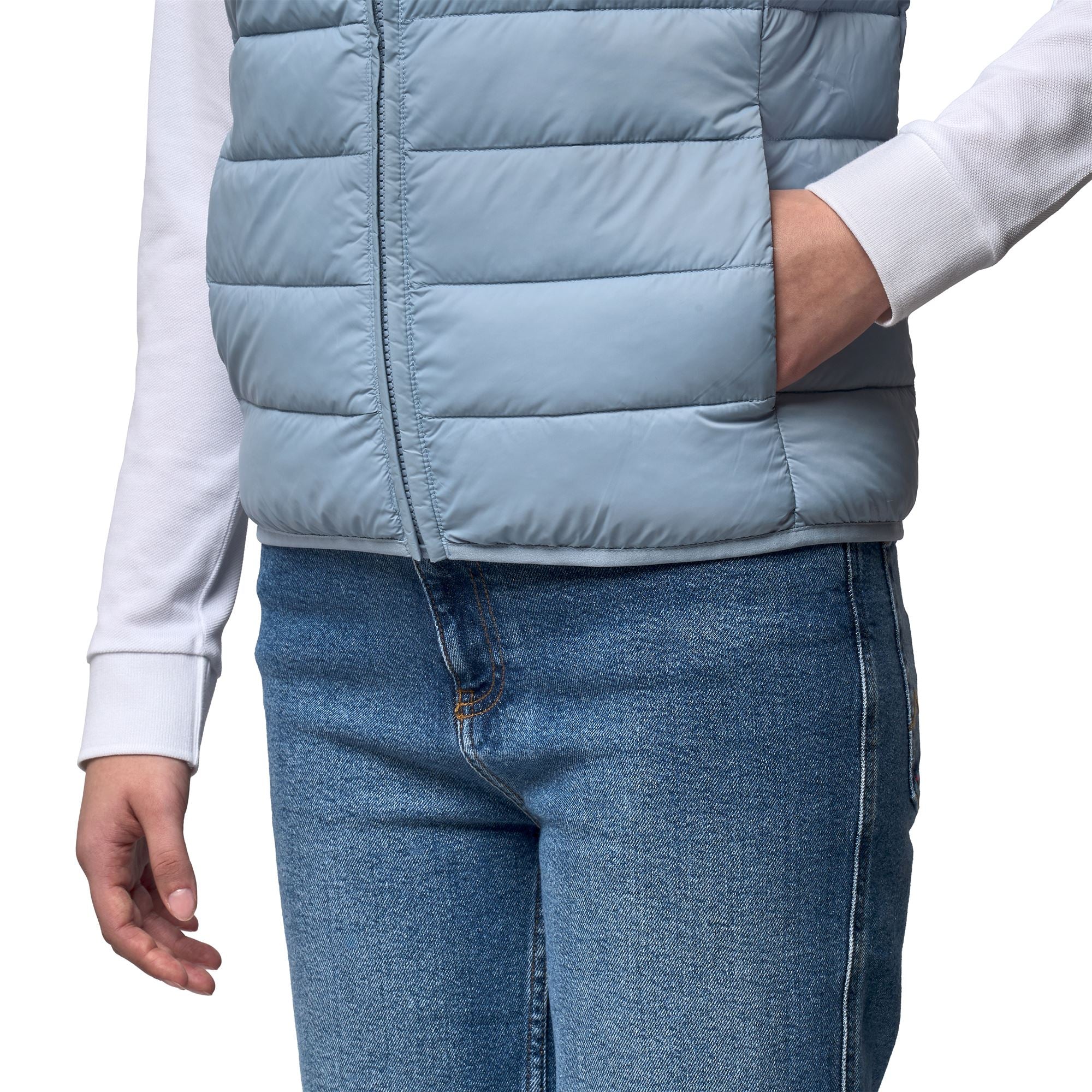 AMIRA - Jackets - Vest - Woman - Azure Ash - Image 5