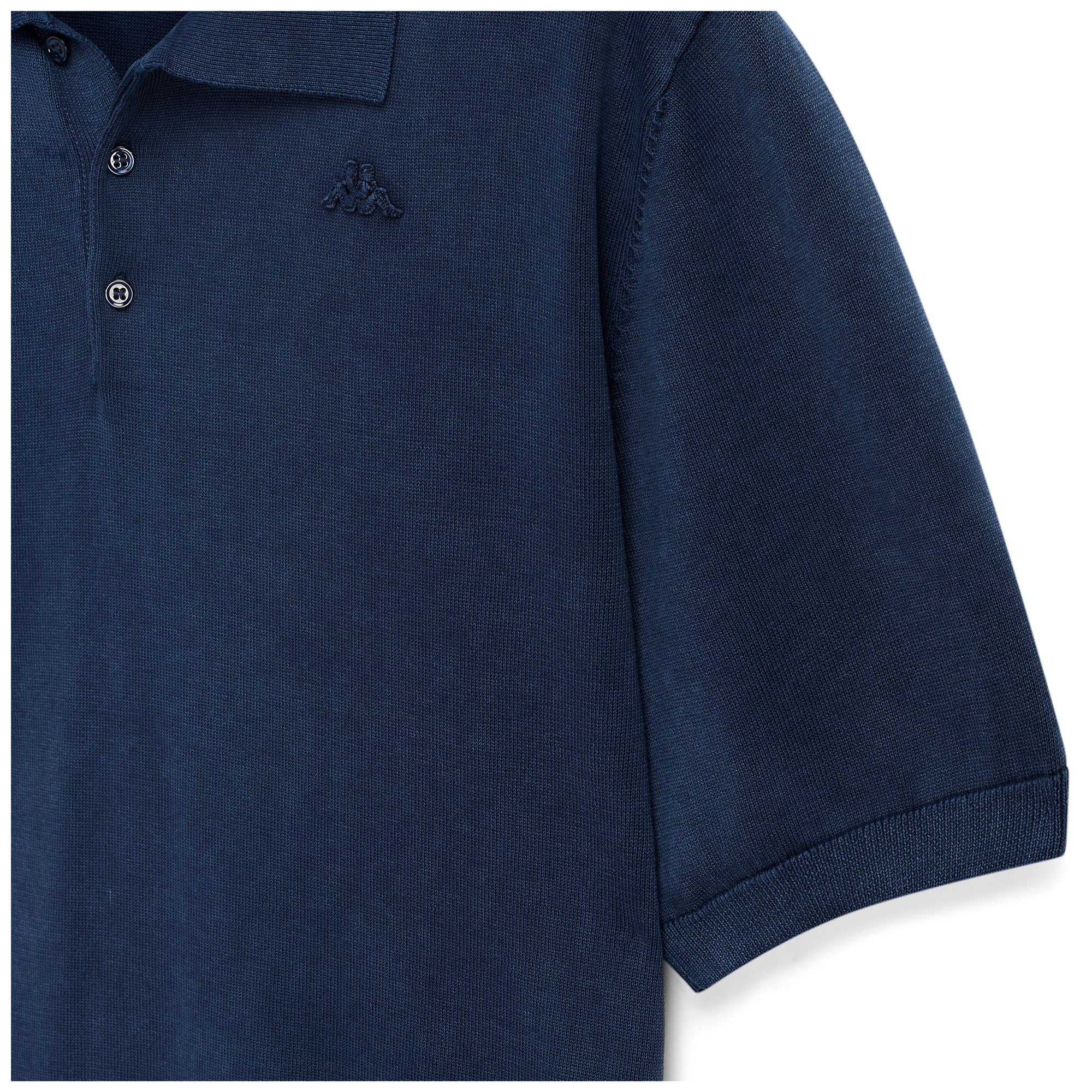 IKIN - Knitwear - Polo - Man - Blue Iris - Image 3