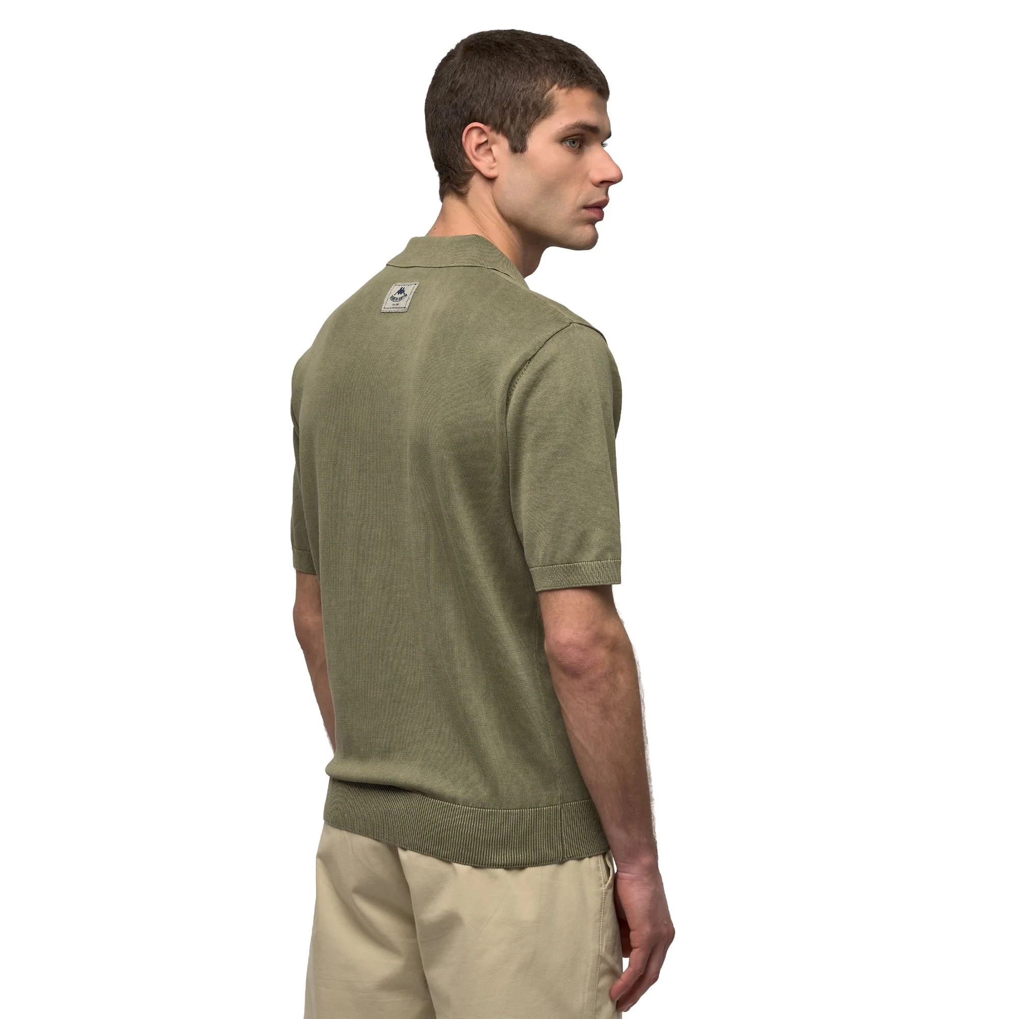 IKIN - Knitwear - Polo - Man - Green Aloe - Image 5