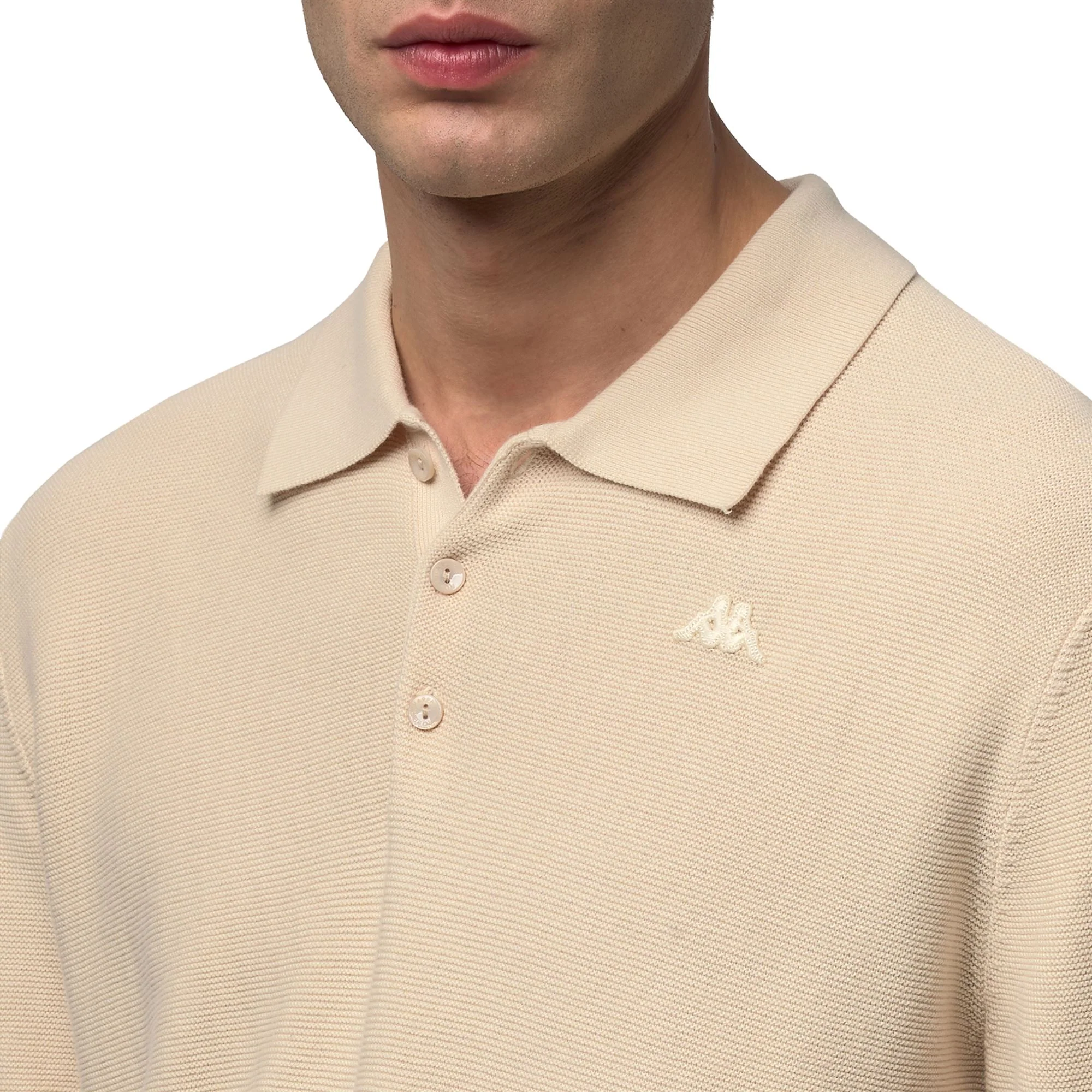 RENCO - Knitwear - Polo - Man - Beige Sand Hill - Image 5