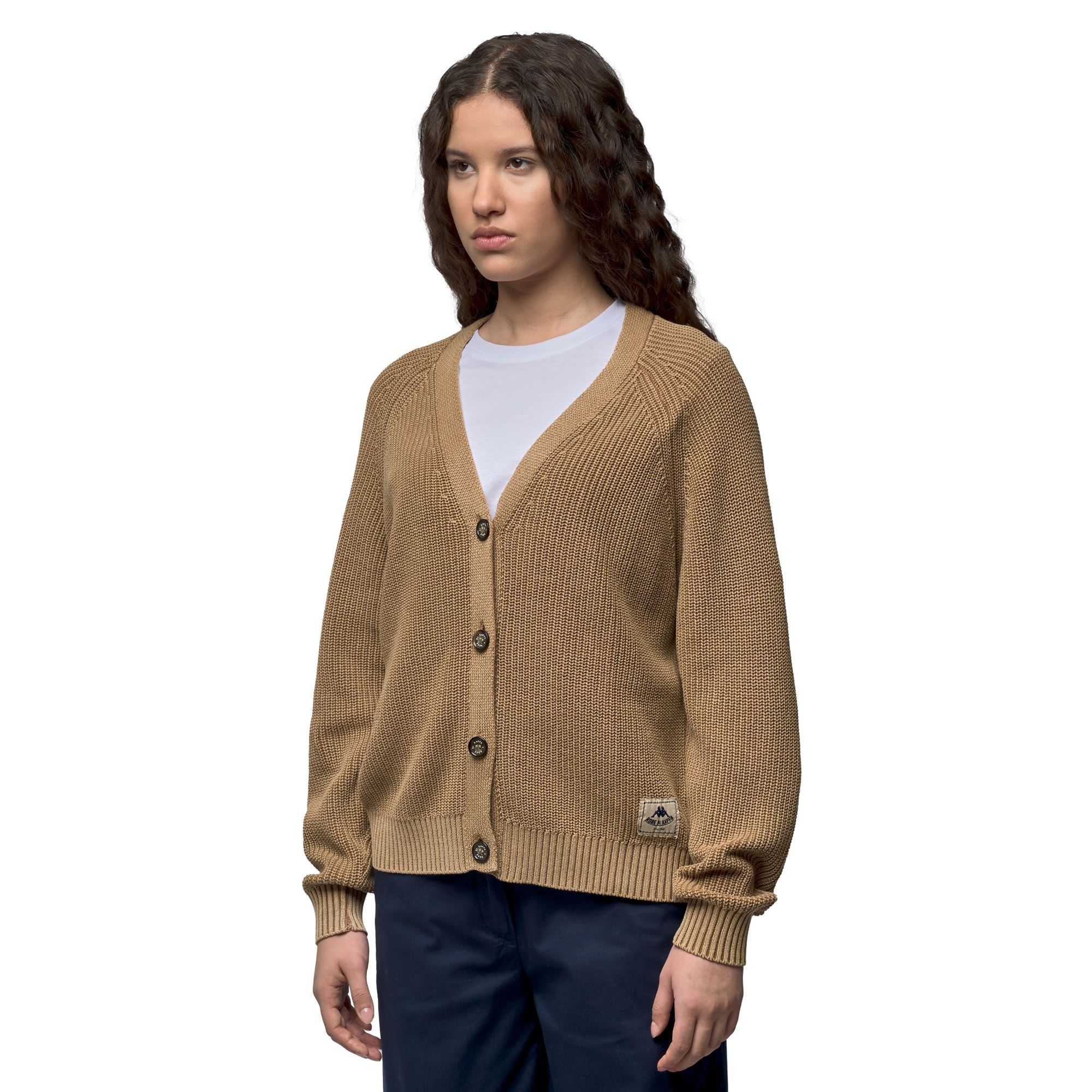 ELINOR - Knitwear - Cardigan - Woman - Brown Tanno - Image 4