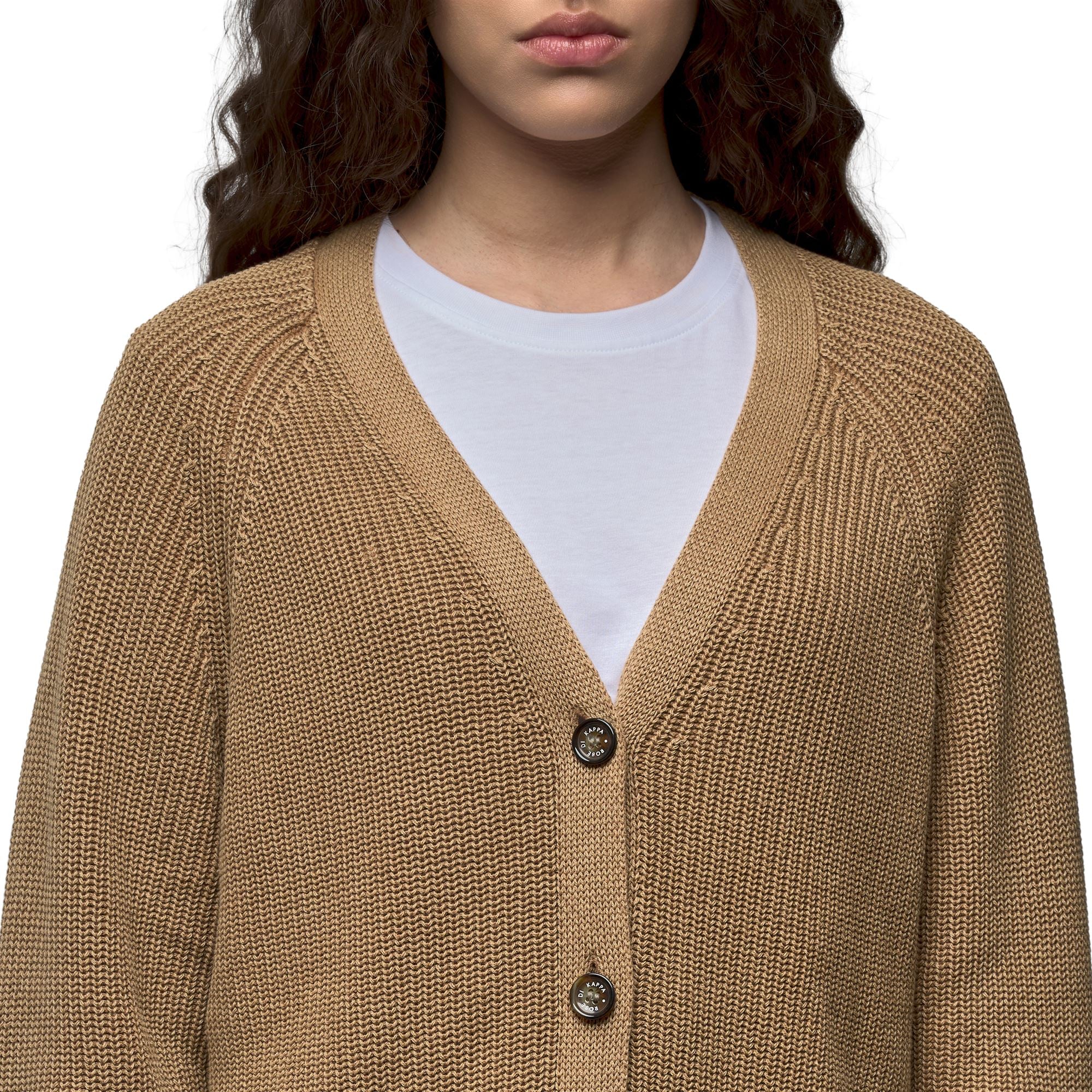 ELINOR - Knitwear - Cardigan - Woman - Brown Tanno - Image 6