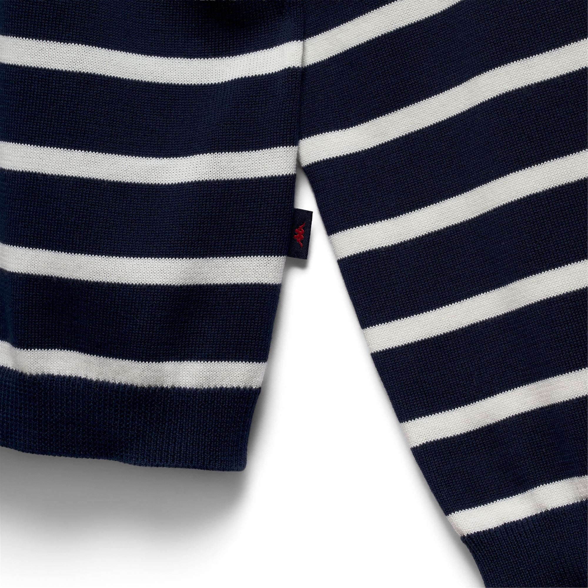 MALLORY - Knitwear - Pull Over - Woman - Blue Iris-White Cloud - Image 3