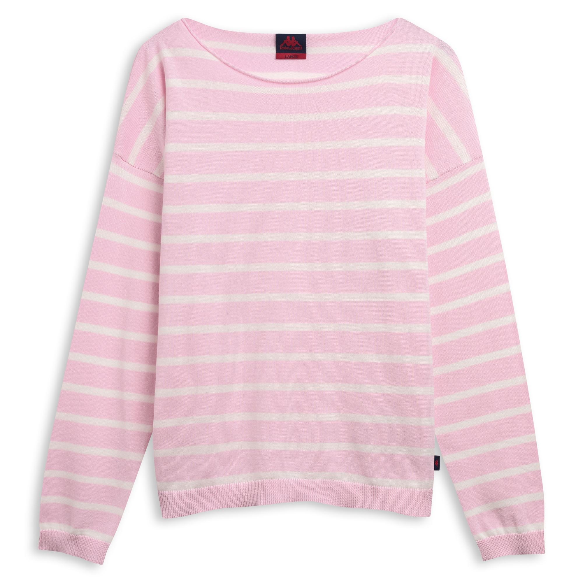 MALLORY - Knitwear - Pull Over - Woman - Pink Mist-White Cloud