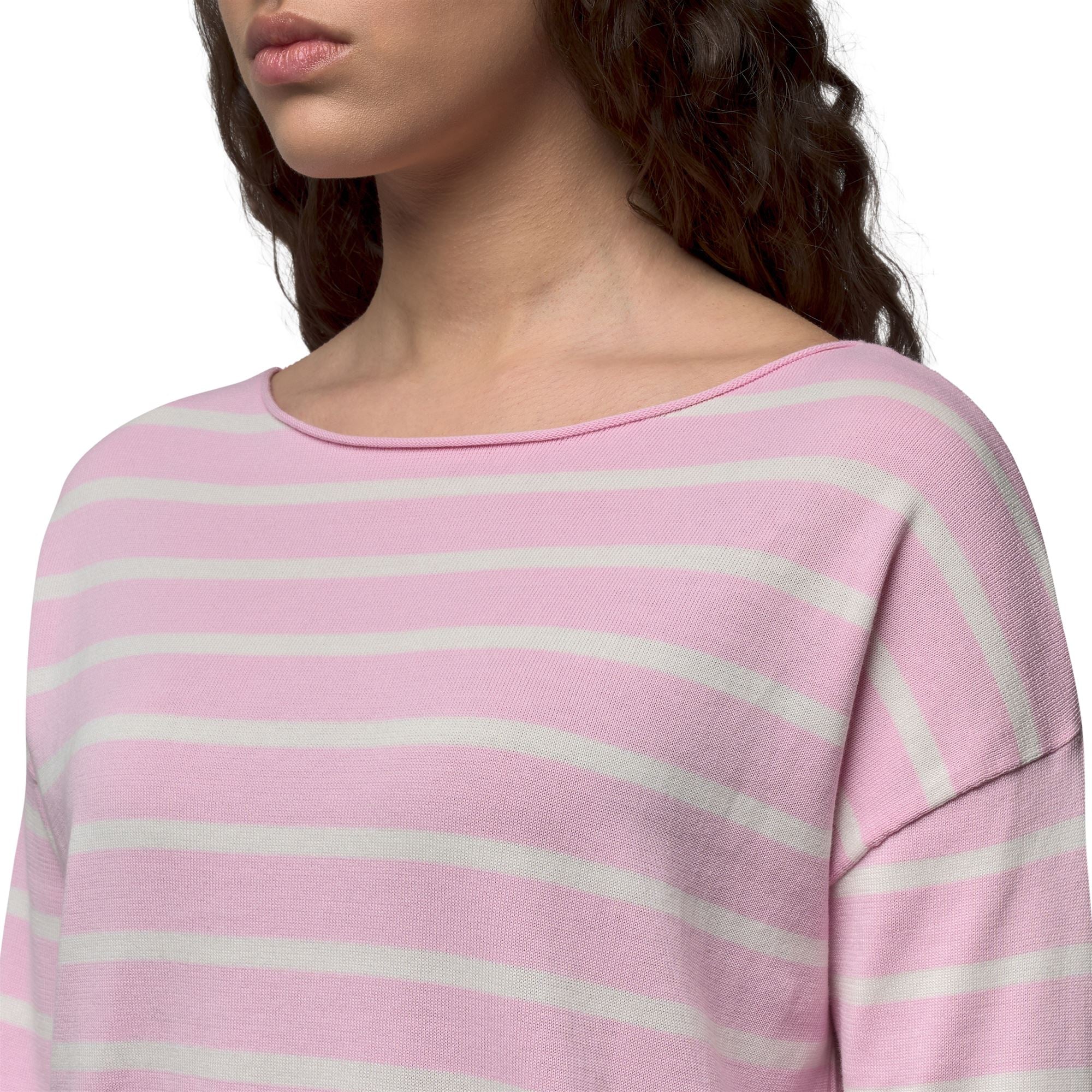 MALLORY - Knitwear - Pull Over - Woman - Pink Mist-White Cloud - Image 6