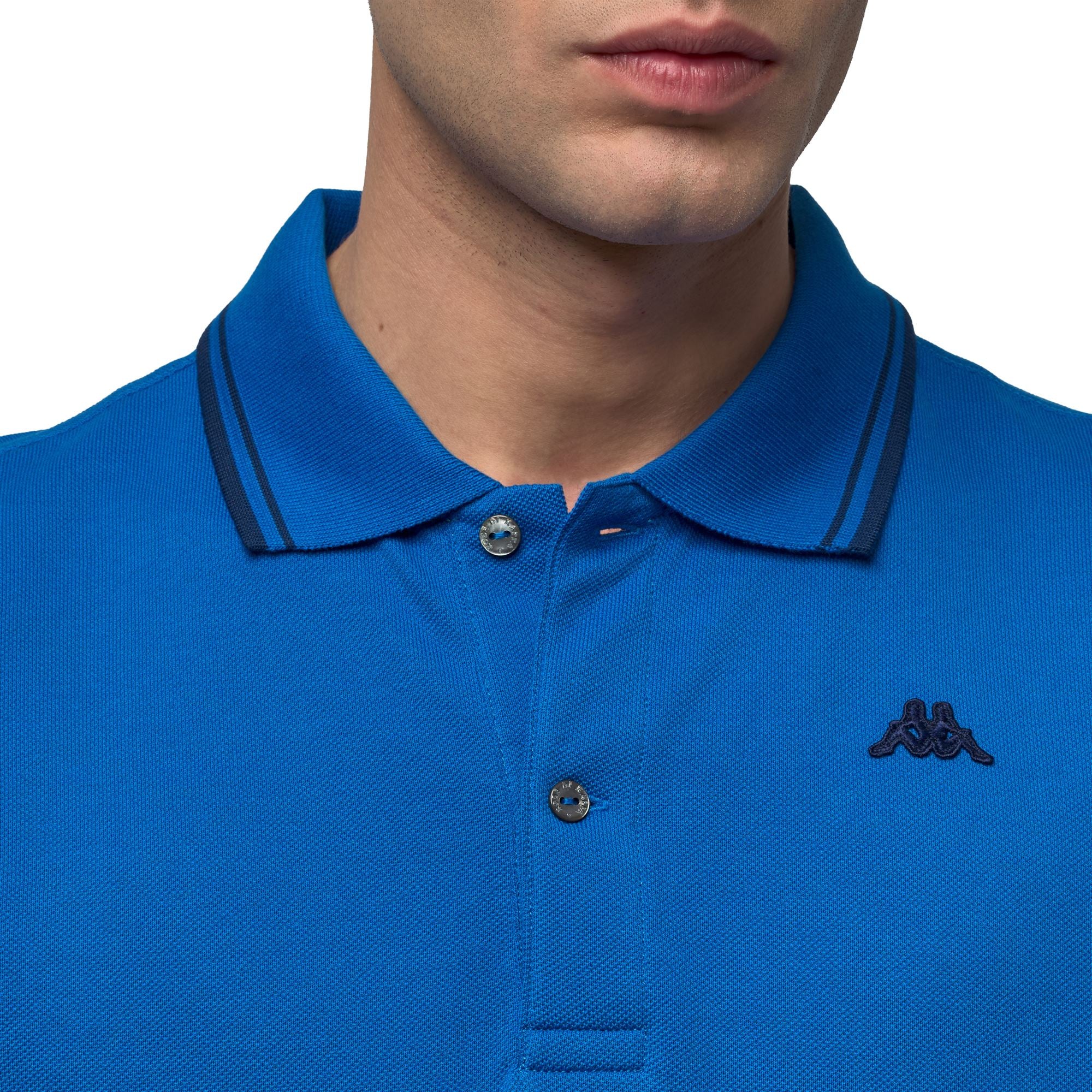 HARRY - La Polo Robe Di Kappa - Polo - Man - Blue Daphne-Blue Md Cobalt - Image 6