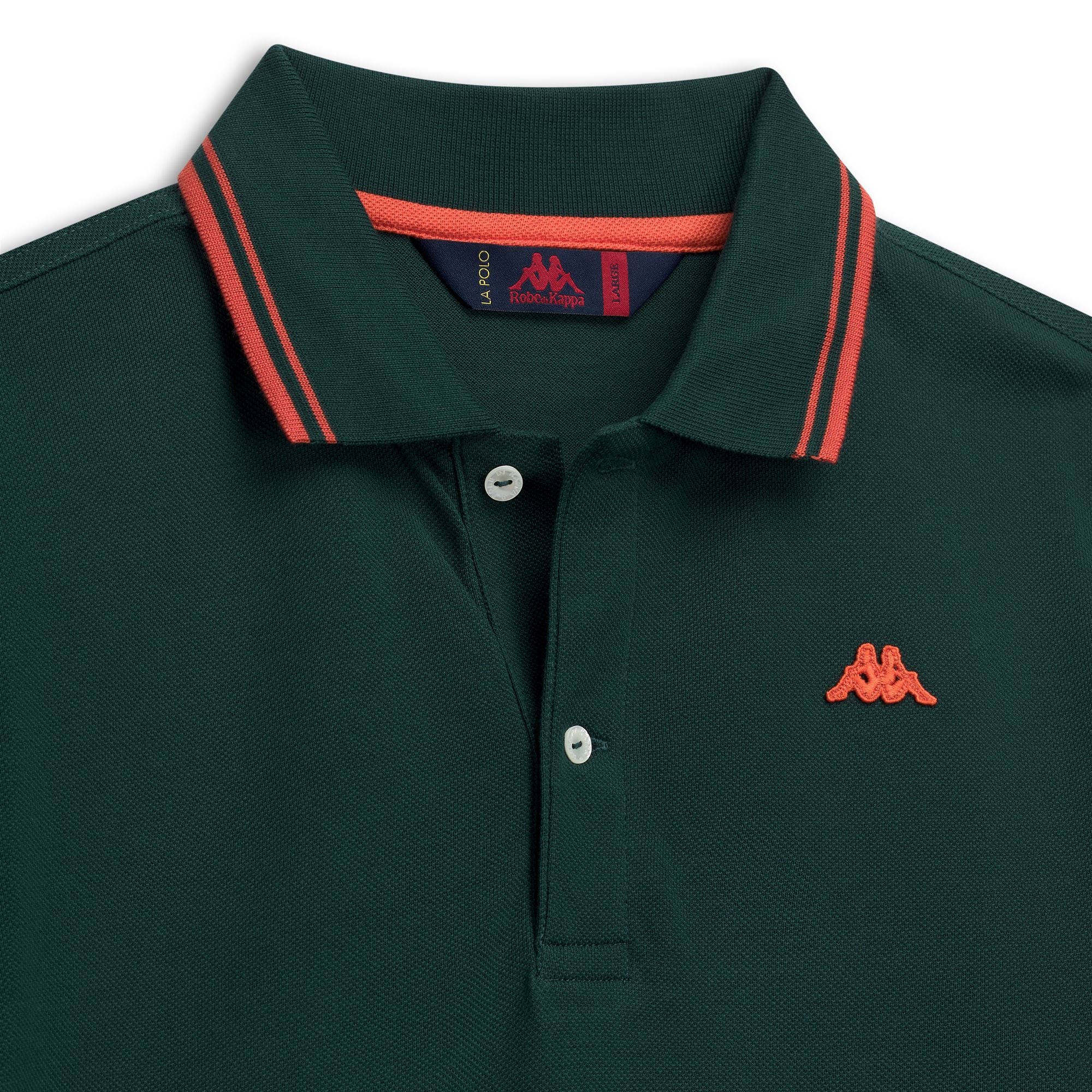 HARRY - La Polo Robe Di Kappa - Polo - Man - Green June-Orange Tigerlily - Image 3