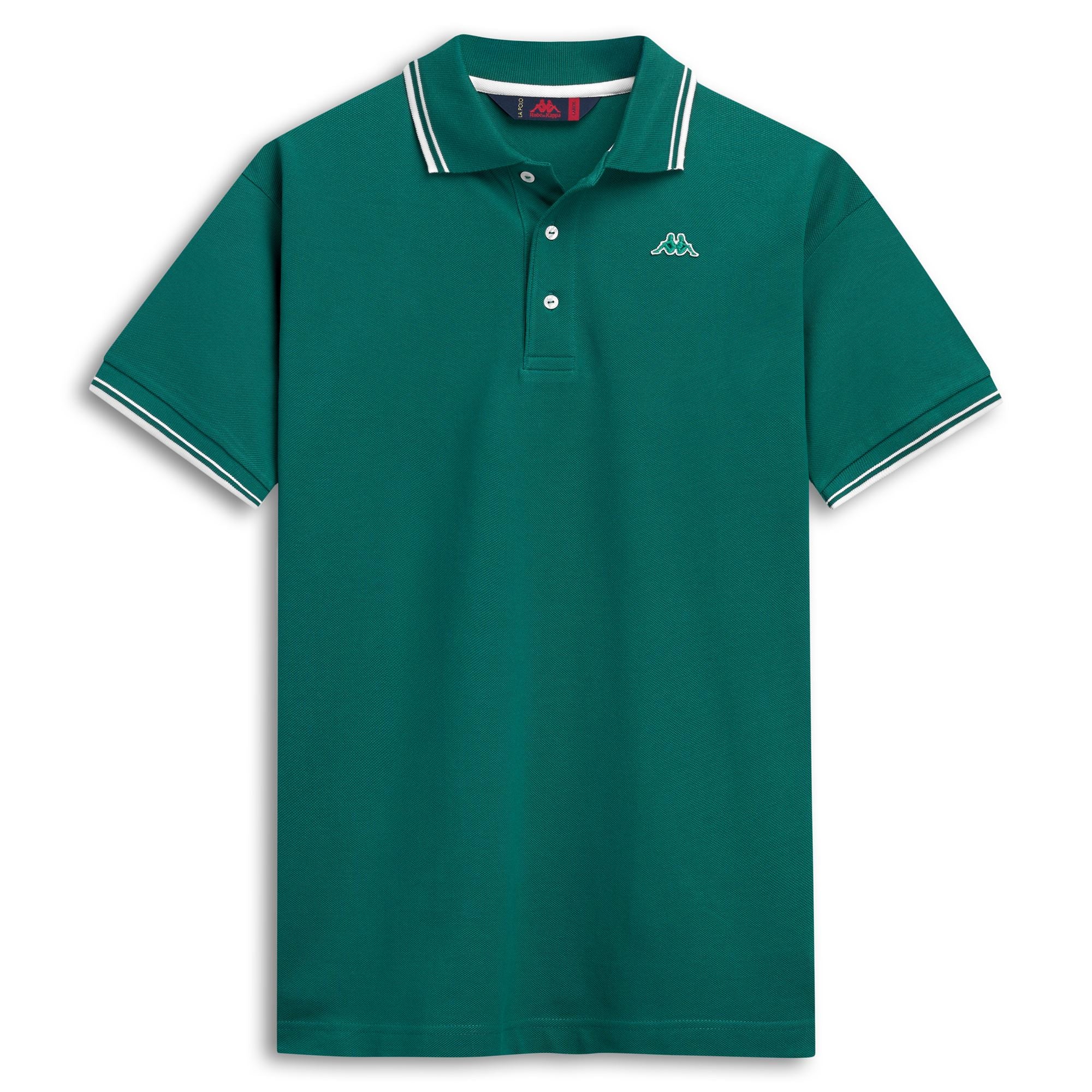 LIVINGSTON - La Polo Robe Di Kappa - Polo - Man - Green College-White Cloud