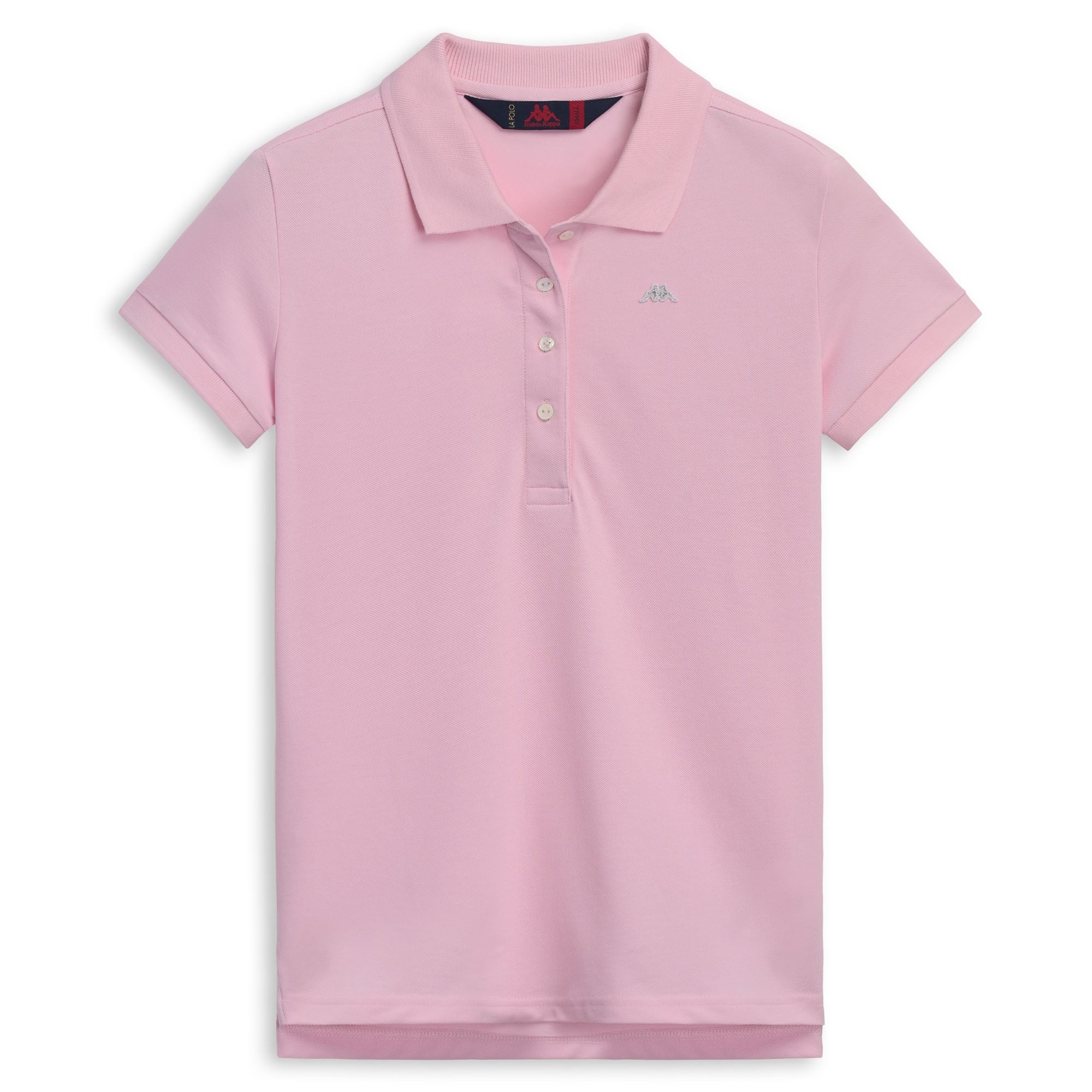 ALIETA - La Polo Robe Di Kappa - Polo - Woman - Pink Mist-Grey Silver