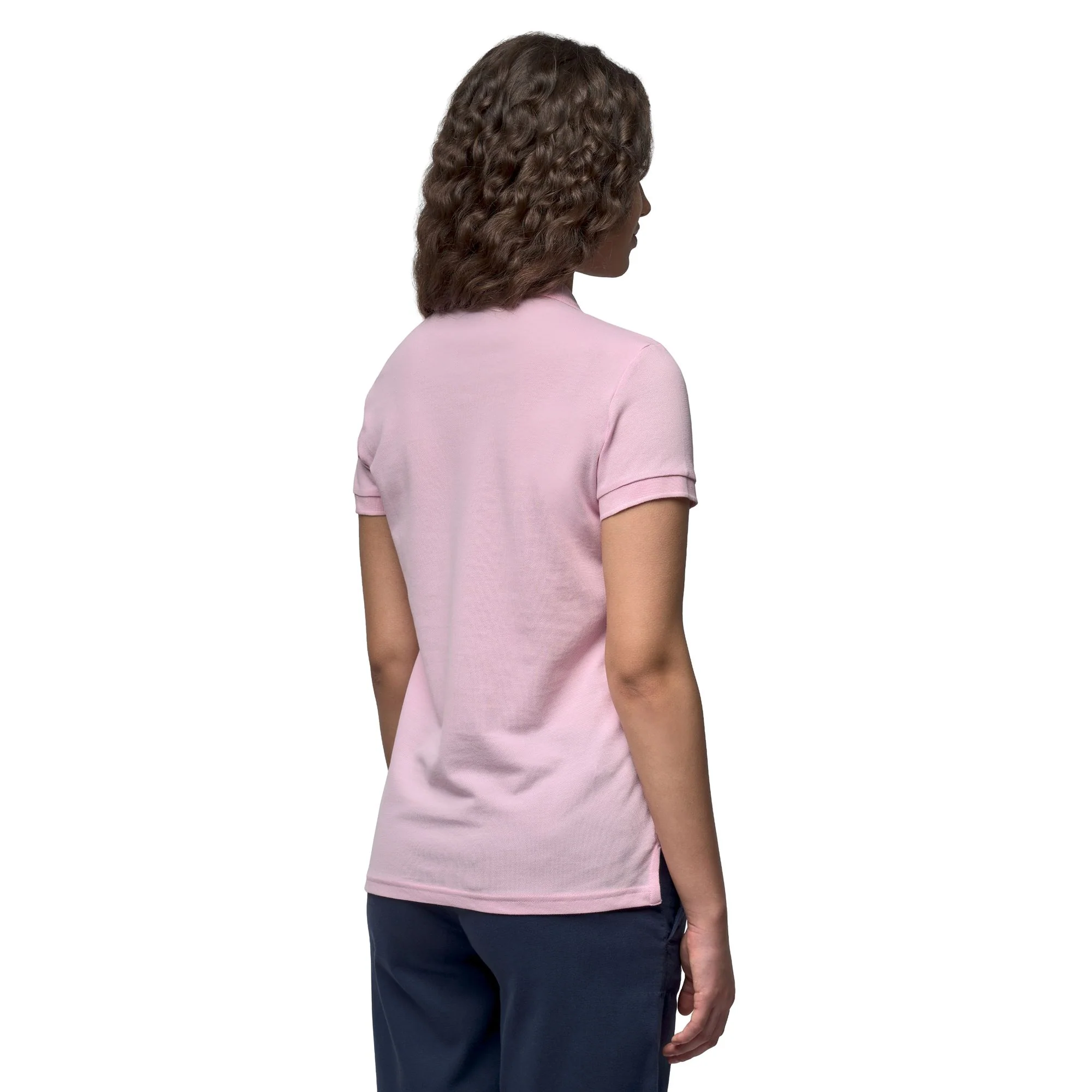ALIETA - La Polo Robe Di Kappa - Polo - Woman - Pink Mist-Grey Silver - Image 5