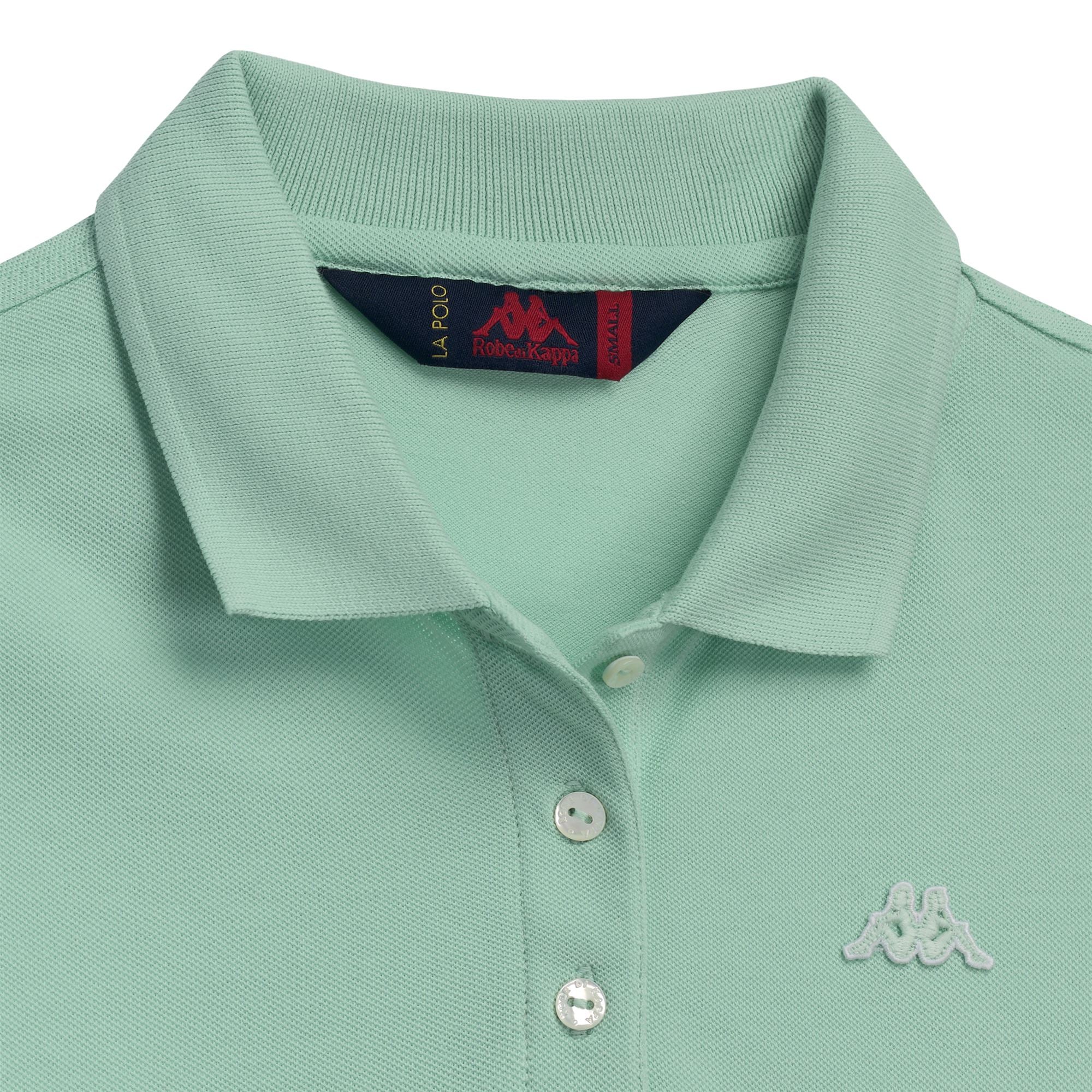 CARLY - La Polo Robe Di Kappa - Polo - Woman - Green Fresh - Image 3