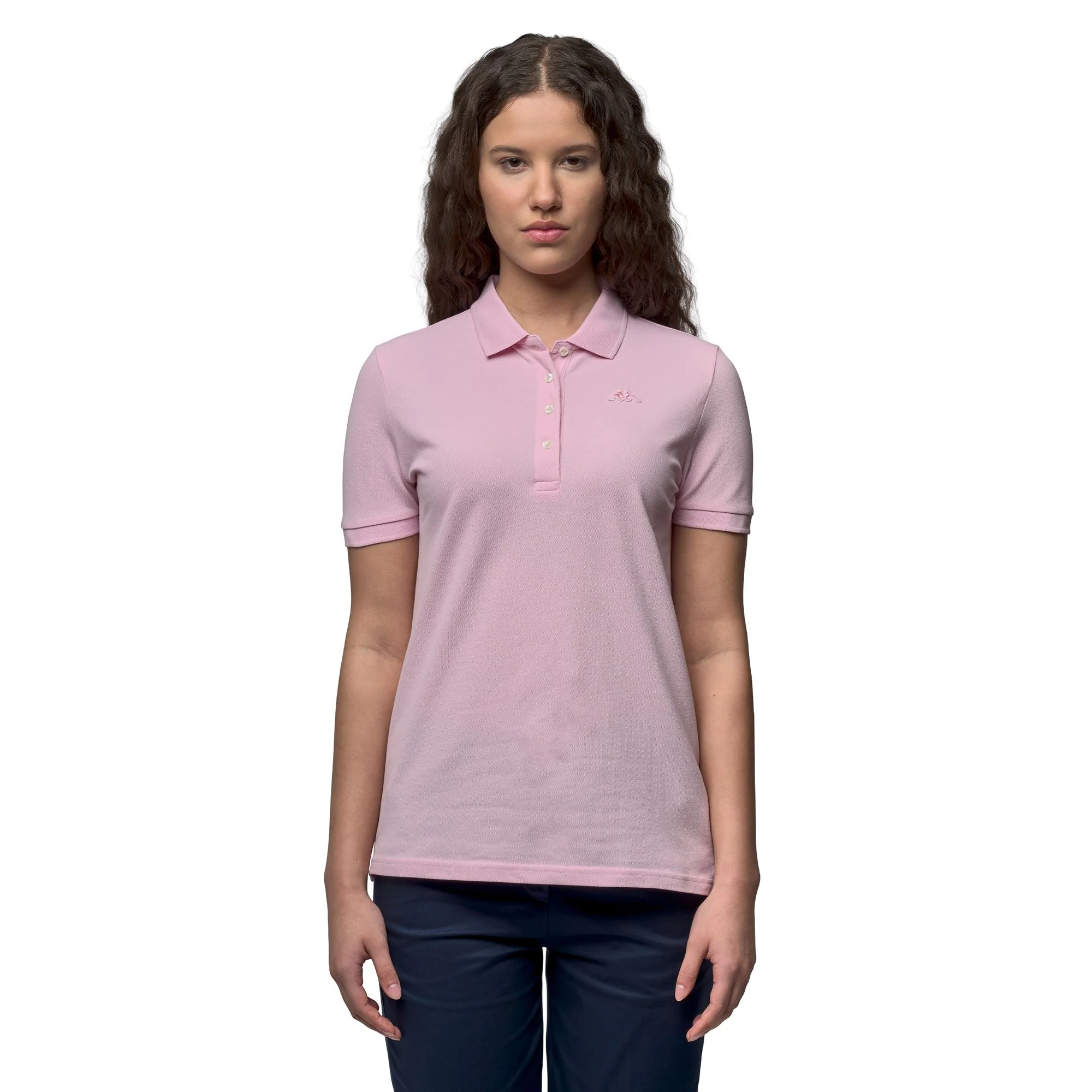 CARLY - La Polo Robe Di Kappa - Polo - Woman - Pink Mist - Image 4