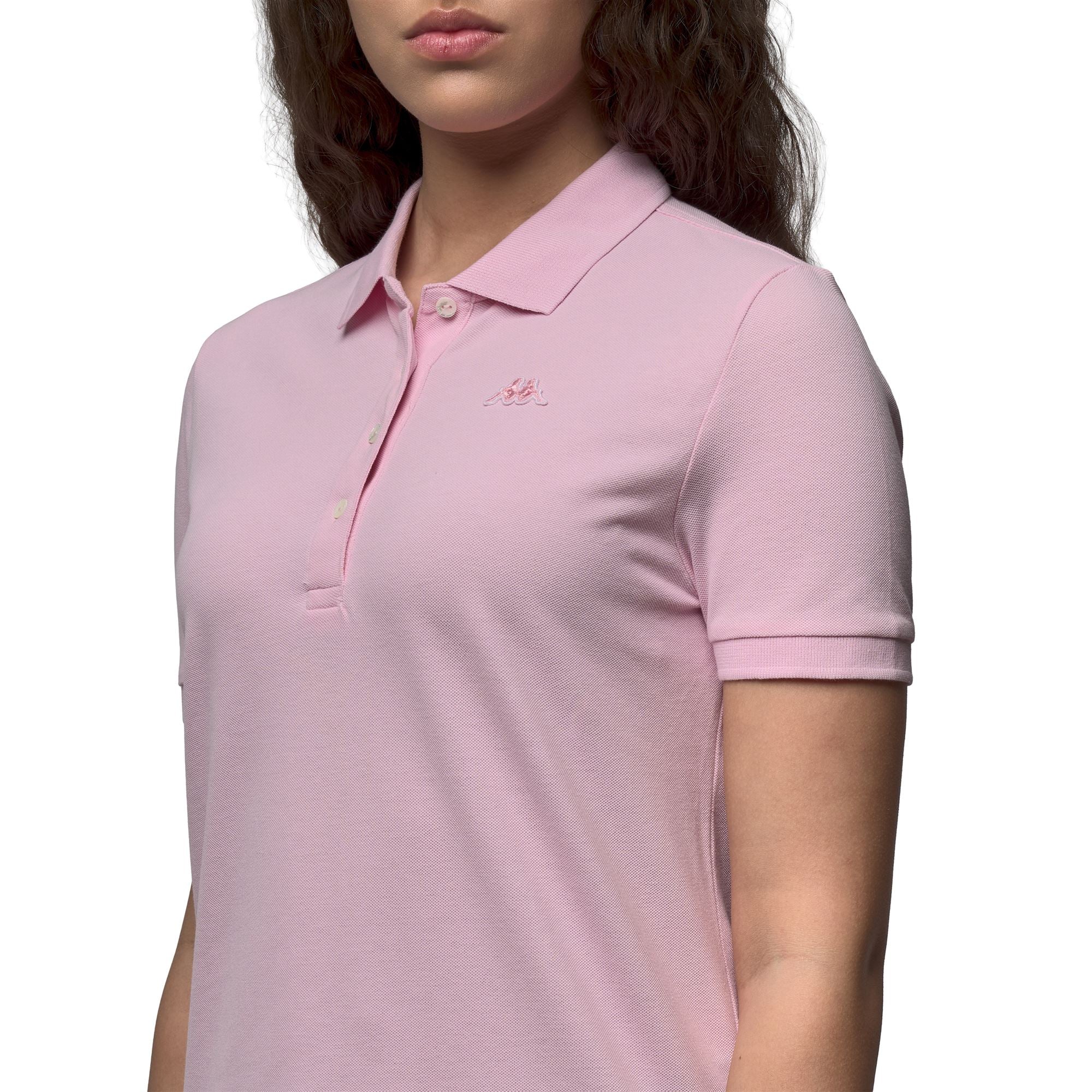 CARLY - La Polo Robe Di Kappa - Polo - Woman - Pink Mist - Image 6