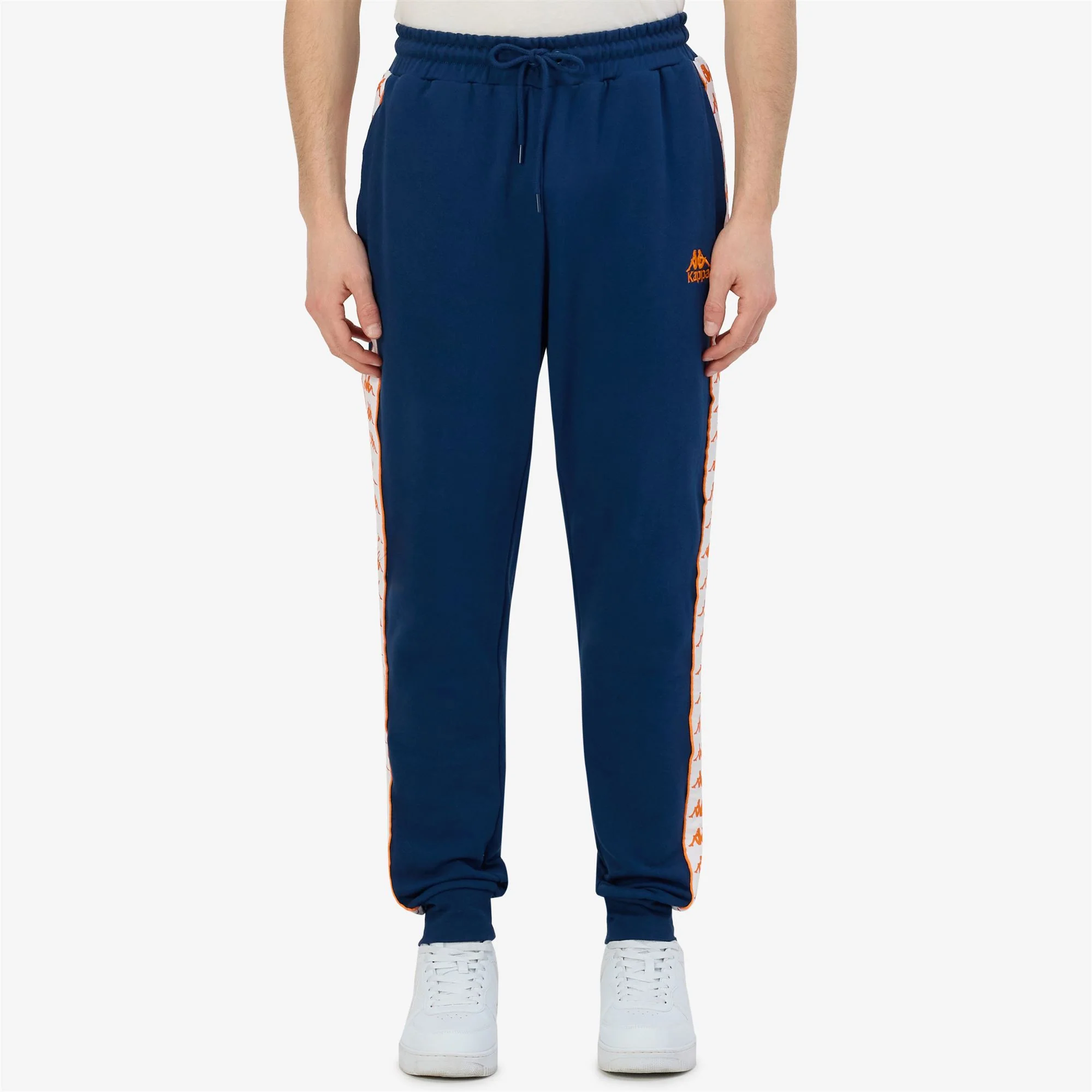 222 BANDA    ALANZ 3 - Pants - Sport Trousers - Man - Blue Dk-Orange - Image 5